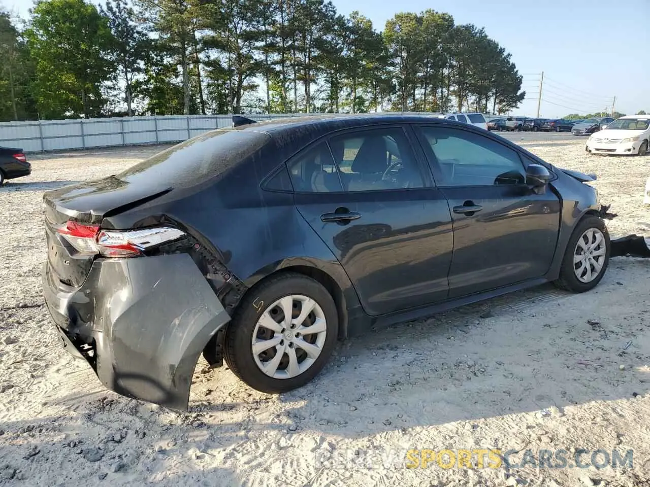 3 Photograph of a damaged car JTDEPRAE9LJ044478 TOYOTA COROLLA 2020