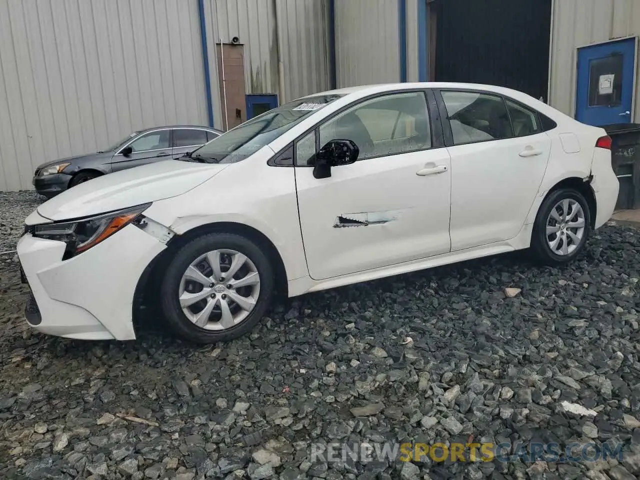 1 Photograph of a damaged car JTDEPRAE9LJ048417 TOYOTA COROLLA 2020