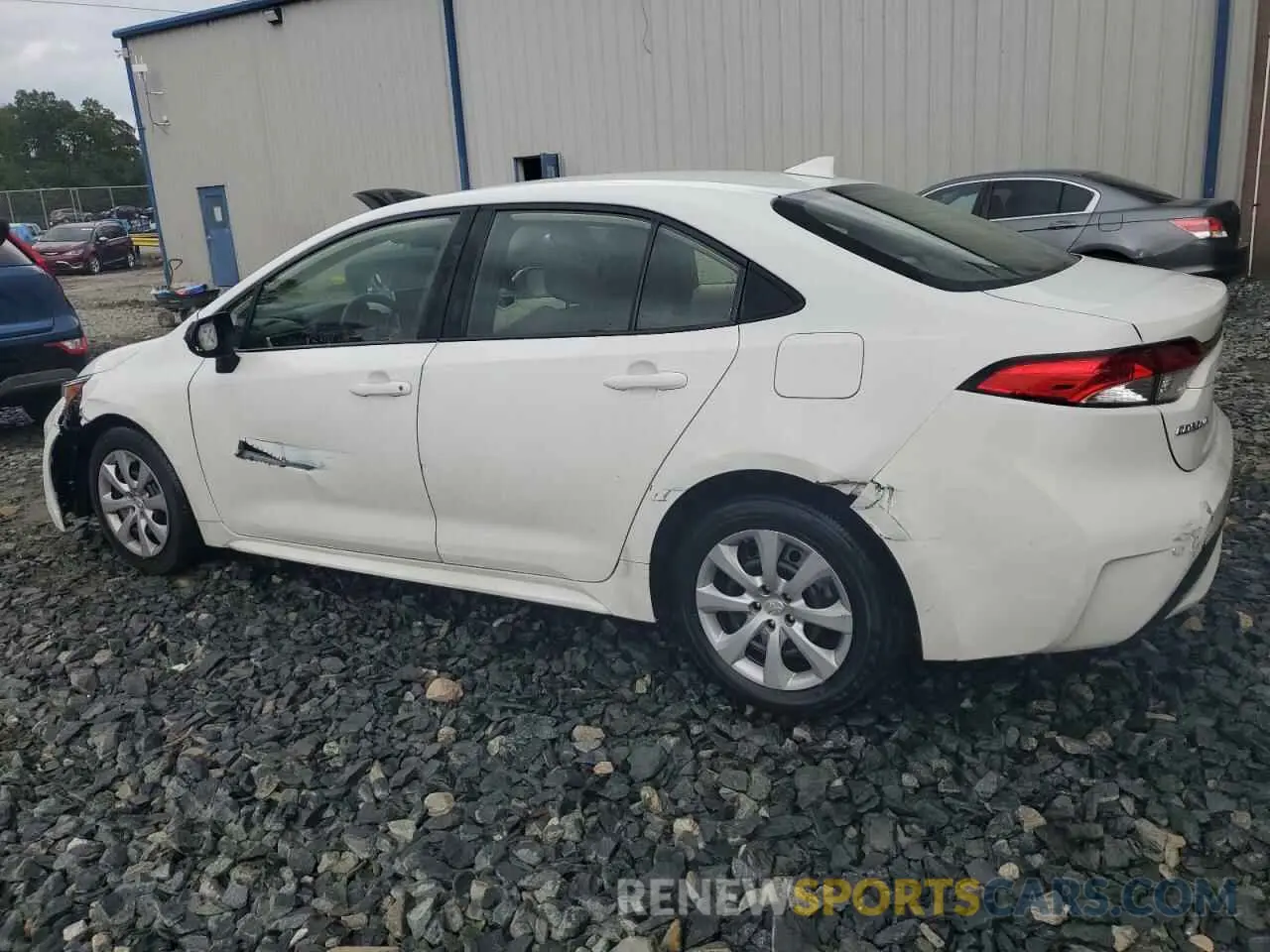 2 Photograph of a damaged car JTDEPRAE9LJ048417 TOYOTA COROLLA 2020