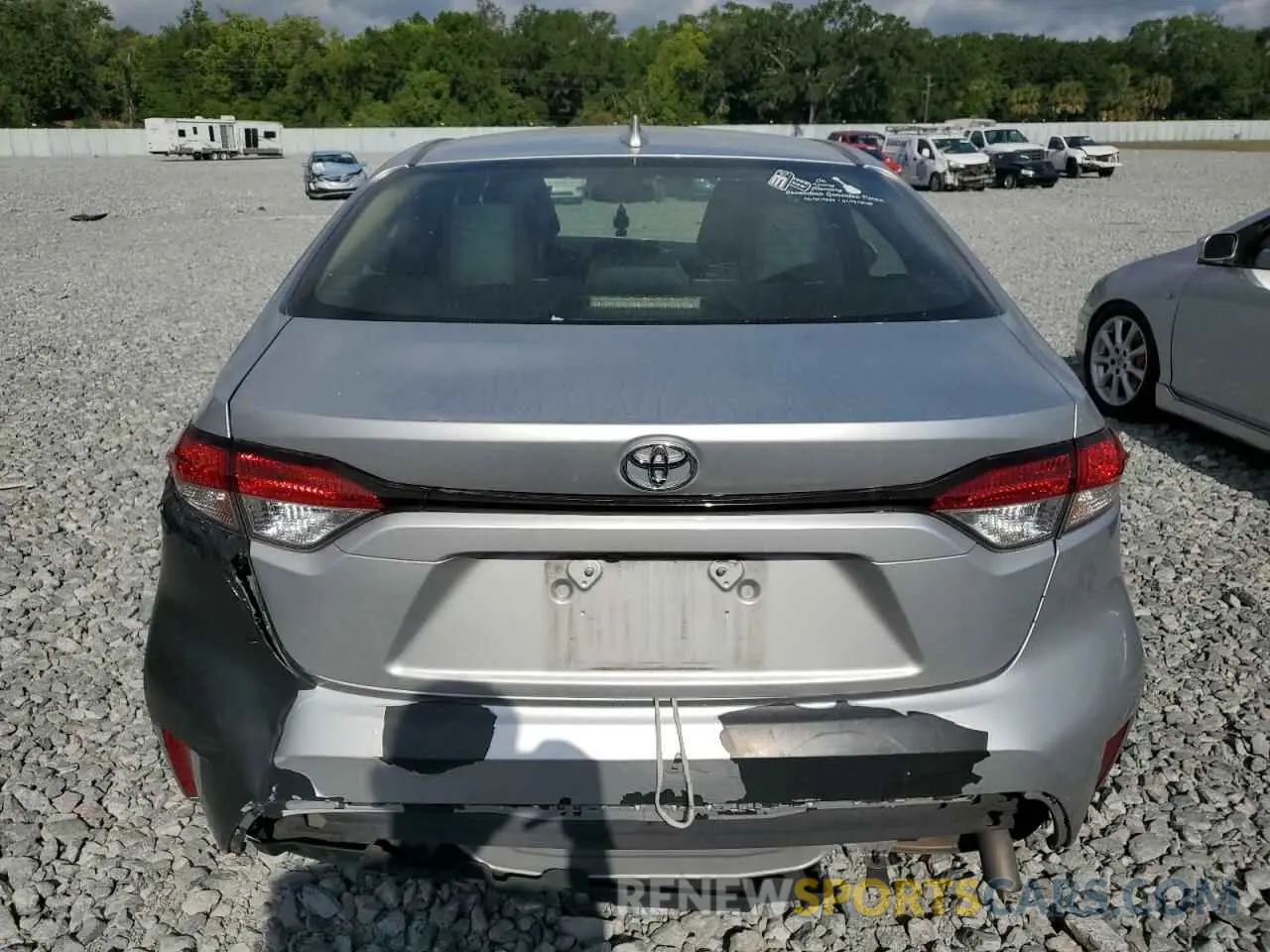 6 Photograph of a damaged car JTDEPRAE9LJ048563 TOYOTA COROLLA 2020