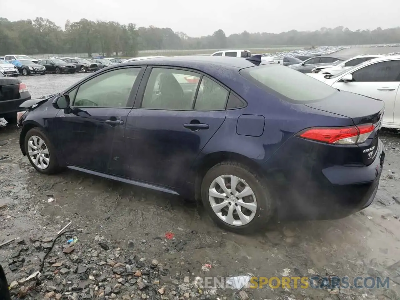 2 Photograph of a damaged car JTDEPRAE9LJ053603 TOYOTA COROLLA 2020