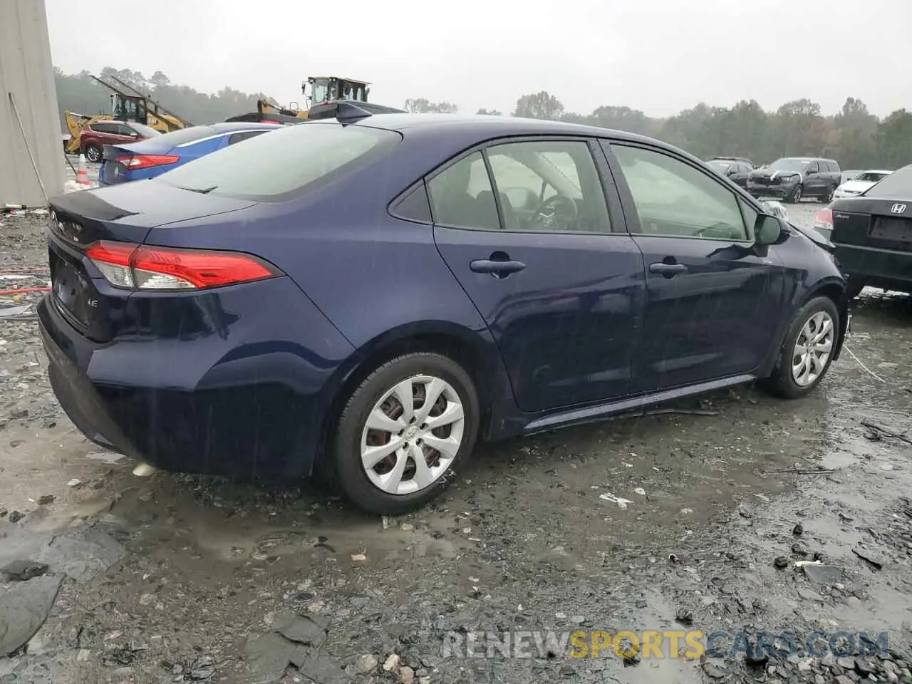 3 Photograph of a damaged car JTDEPRAE9LJ053603 TOYOTA COROLLA 2020