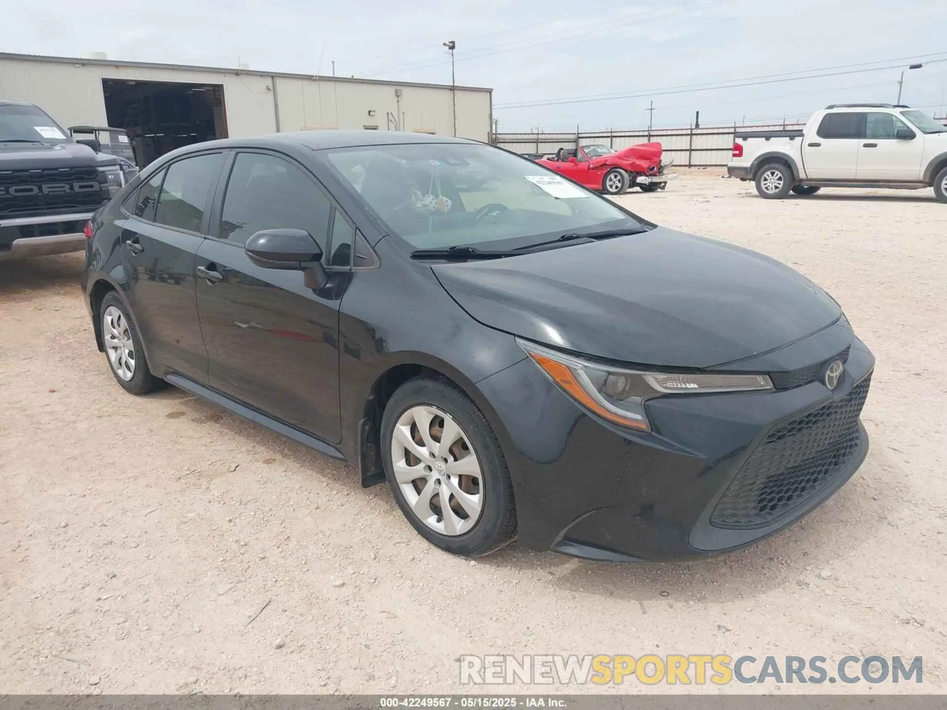 1 Photograph of a damaged car JTDEPRAE9LJ054735 TOYOTA COROLLA 2020