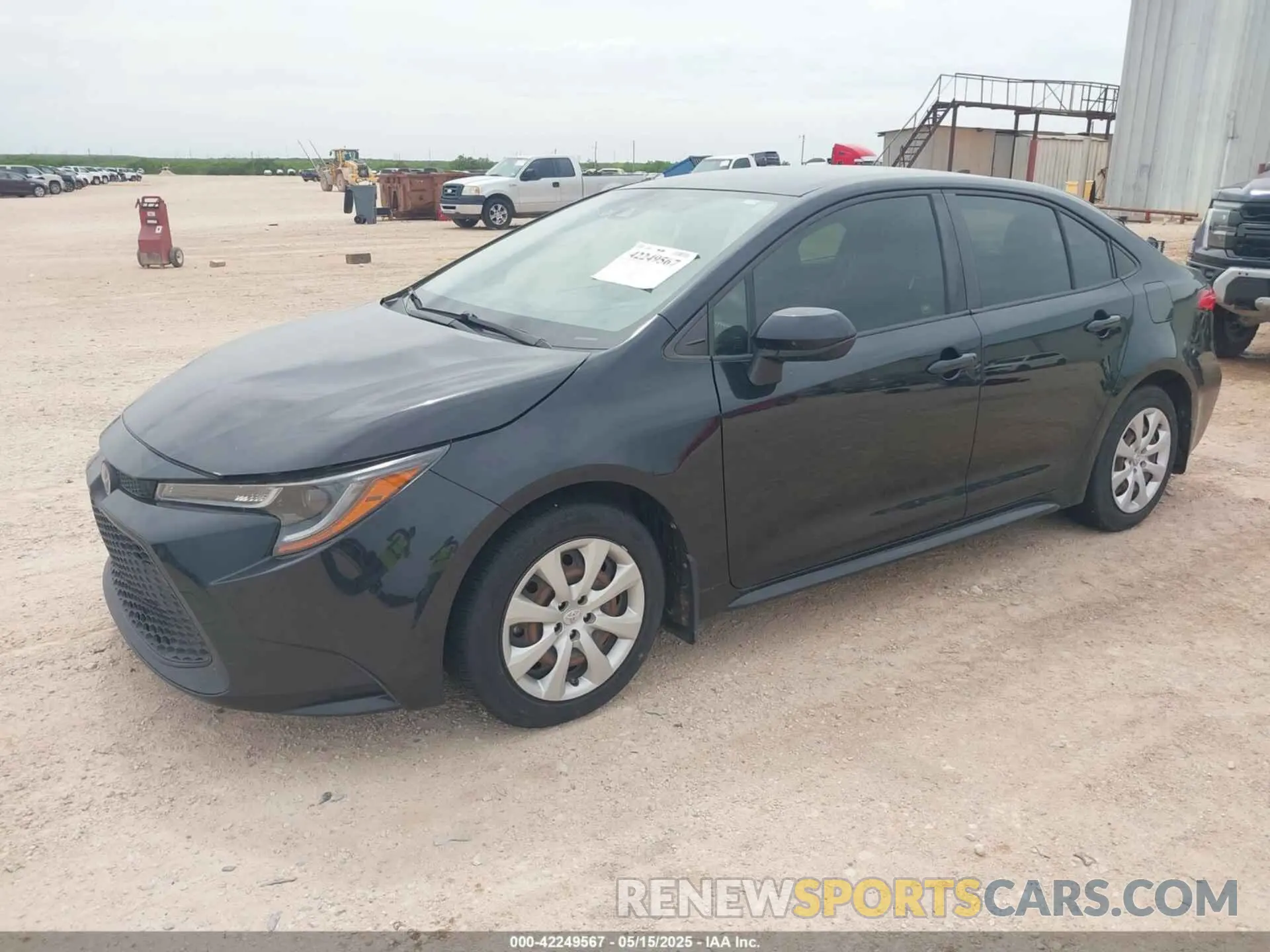 2 Photograph of a damaged car JTDEPRAE9LJ054735 TOYOTA COROLLA 2020
