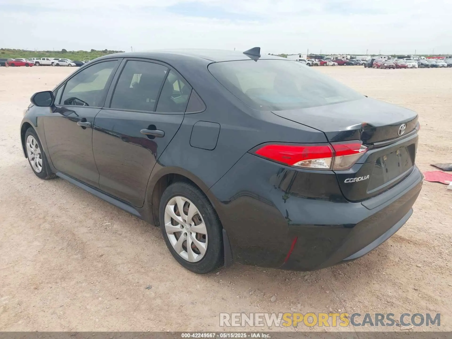 3 Photograph of a damaged car JTDEPRAE9LJ054735 TOYOTA COROLLA 2020