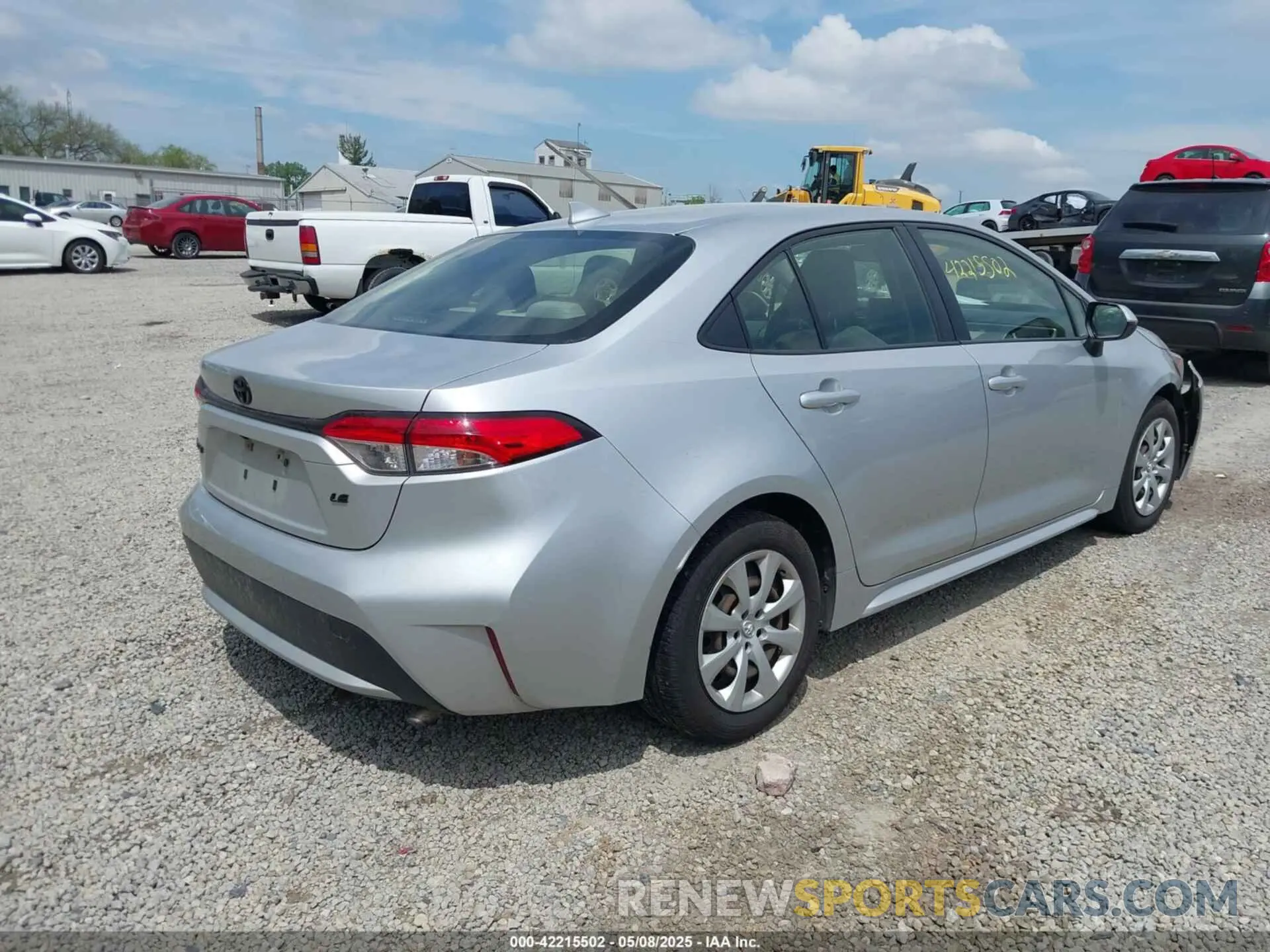 4 Photograph of a damaged car JTDEPRAE9LJ055237 TOYOTA COROLLA 2020