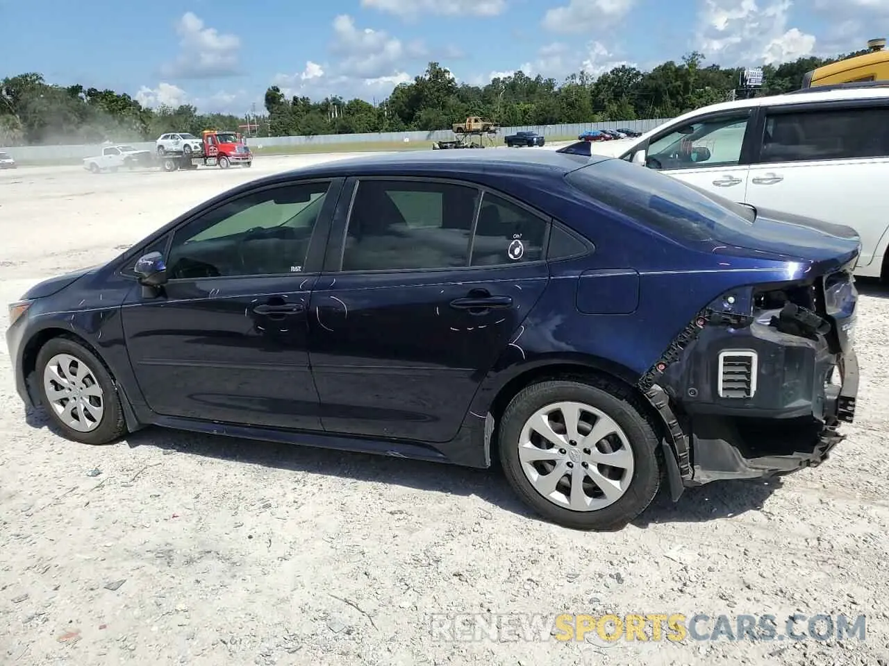 2 Photograph of a damaged car JTDEPRAE9LJ056078 TOYOTA COROLLA 2020