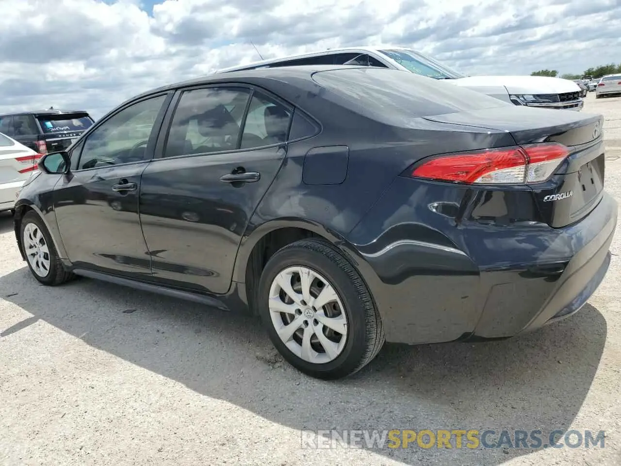 2 Photograph of a damaged car JTDEPRAE9LJ056310 TOYOTA COROLLA 2020