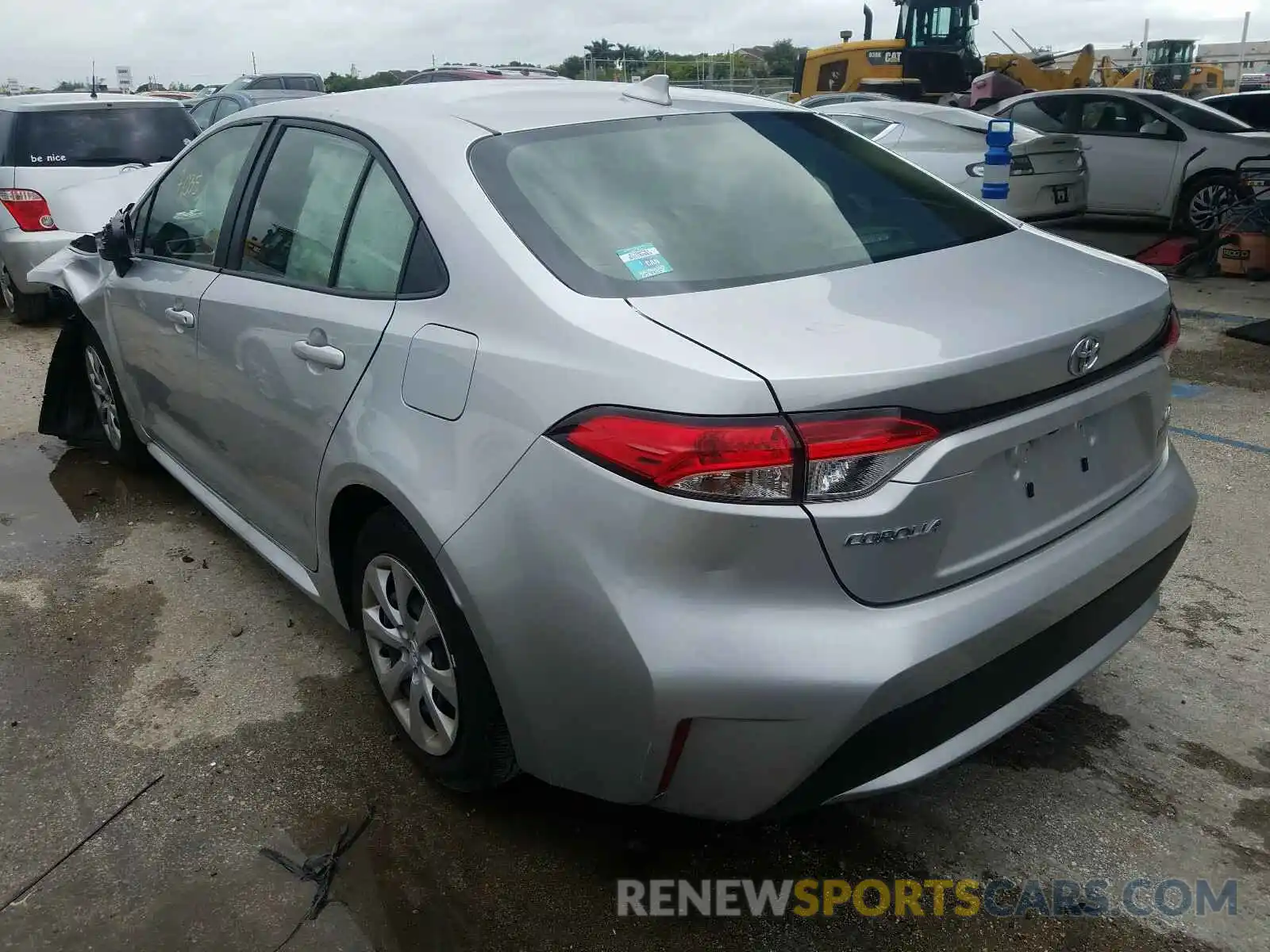 3 Photograph of a damaged car JTDEPRAE9LJ057148 TOYOTA COROLLA 2020