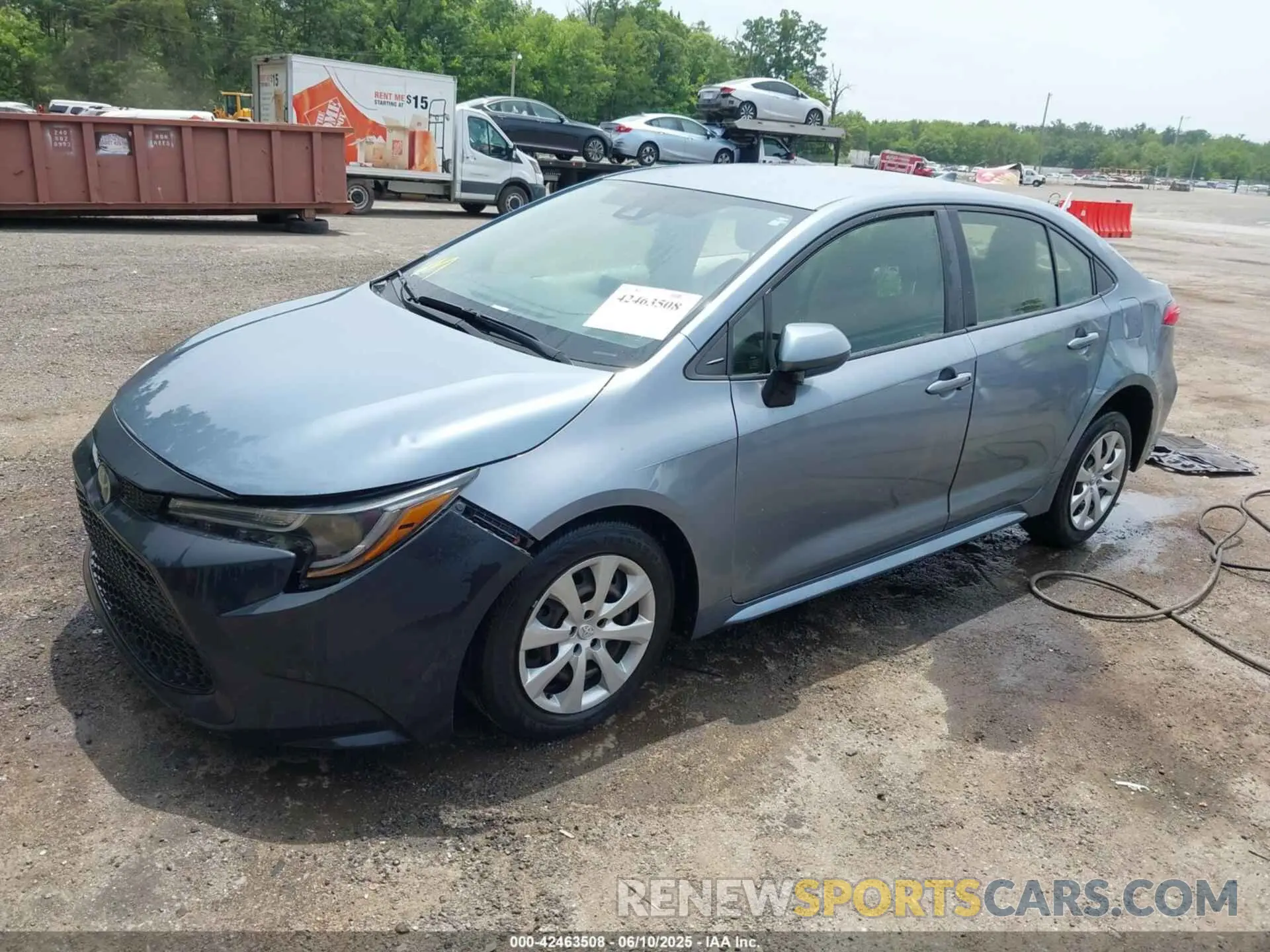 2 Photograph of a damaged car JTDEPRAE9LJ059370 TOYOTA COROLLA 2020
