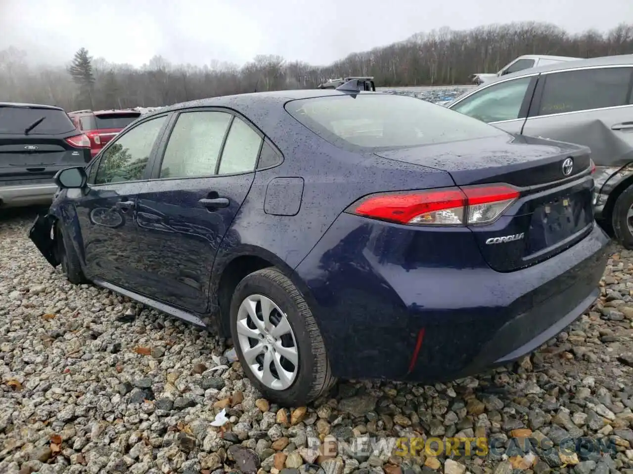 3 Photograph of a damaged car JTDEPRAE9LJ060633 TOYOTA COROLLA 2020