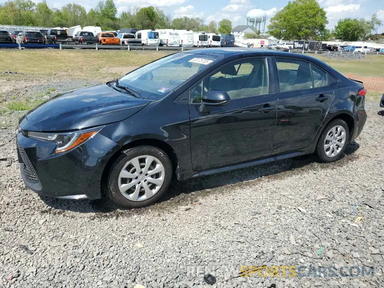 1 Photograph of a damaged car JTDEPRAE9LJ062897 TOYOTA COROLLA 2020