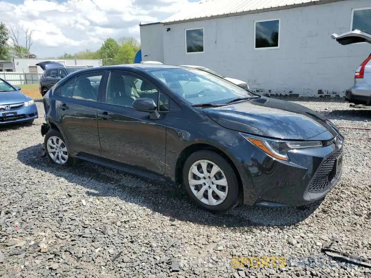 4 Photograph of a damaged car JTDEPRAE9LJ062897 TOYOTA COROLLA 2020