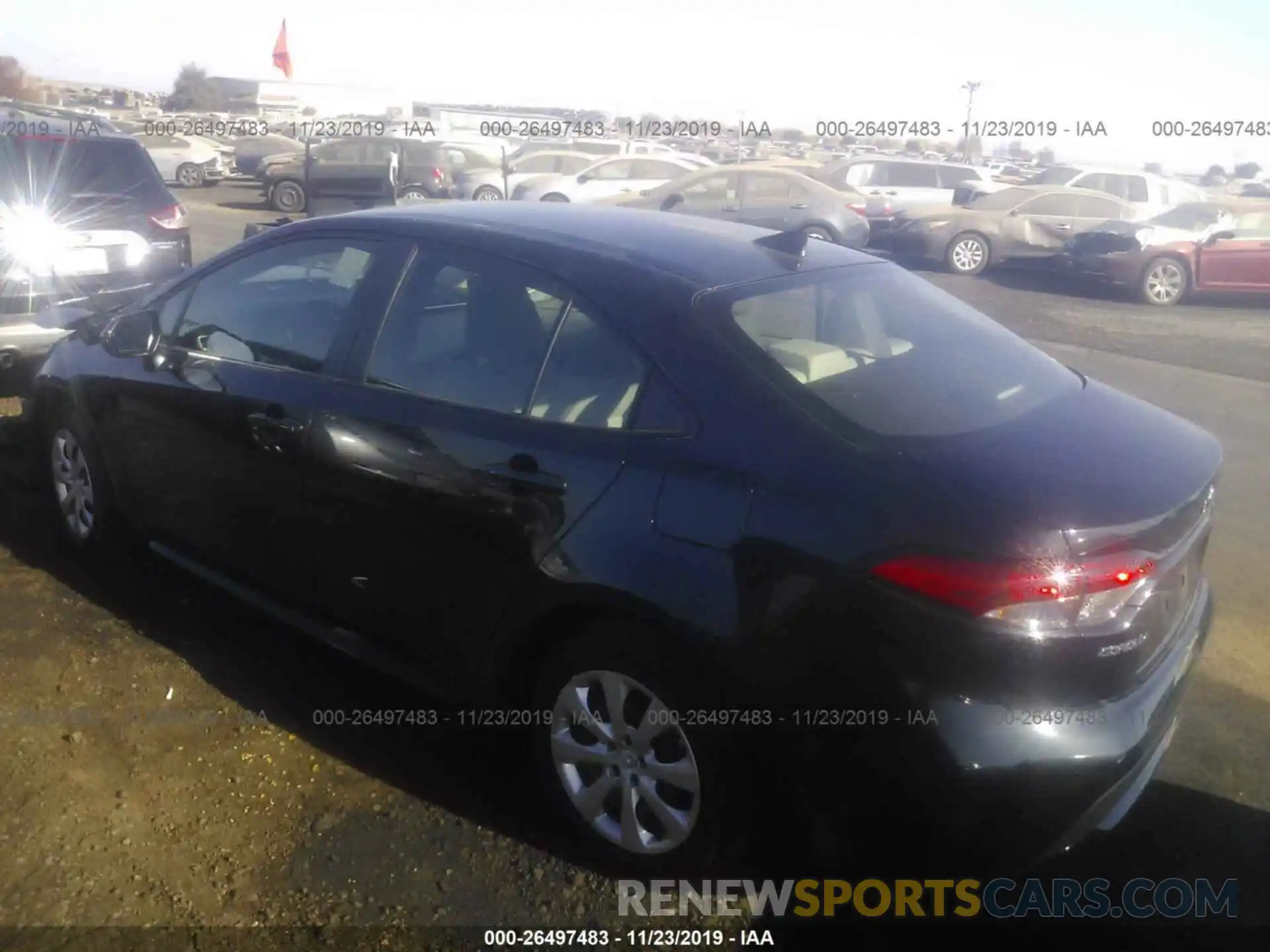 3 Photograph of a damaged car JTDEPRAE9LJ063127 TOYOTA COROLLA 2020