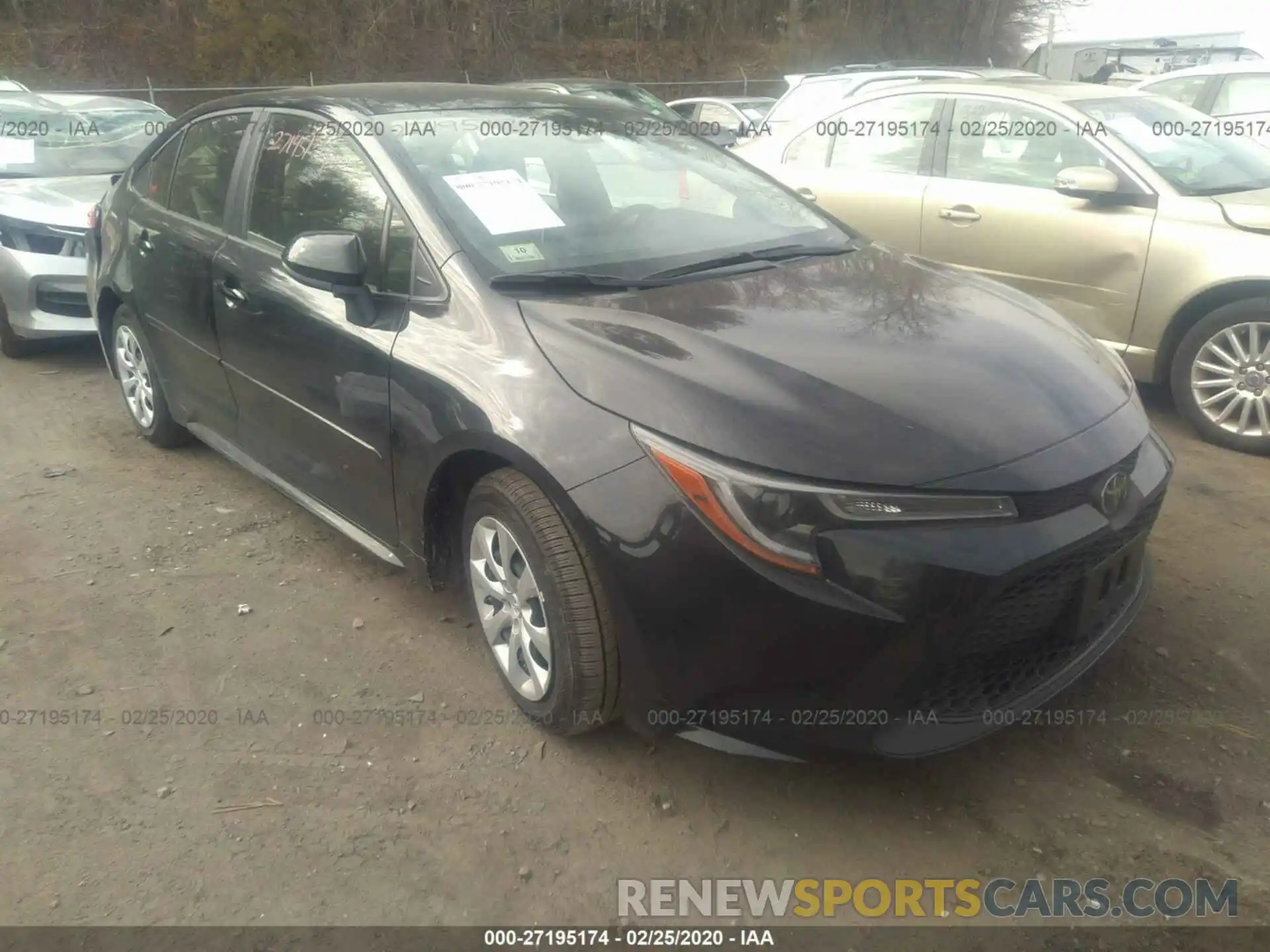 1 Photograph of a damaged car JTDEPRAE9LJ064634 TOYOTA COROLLA 2020