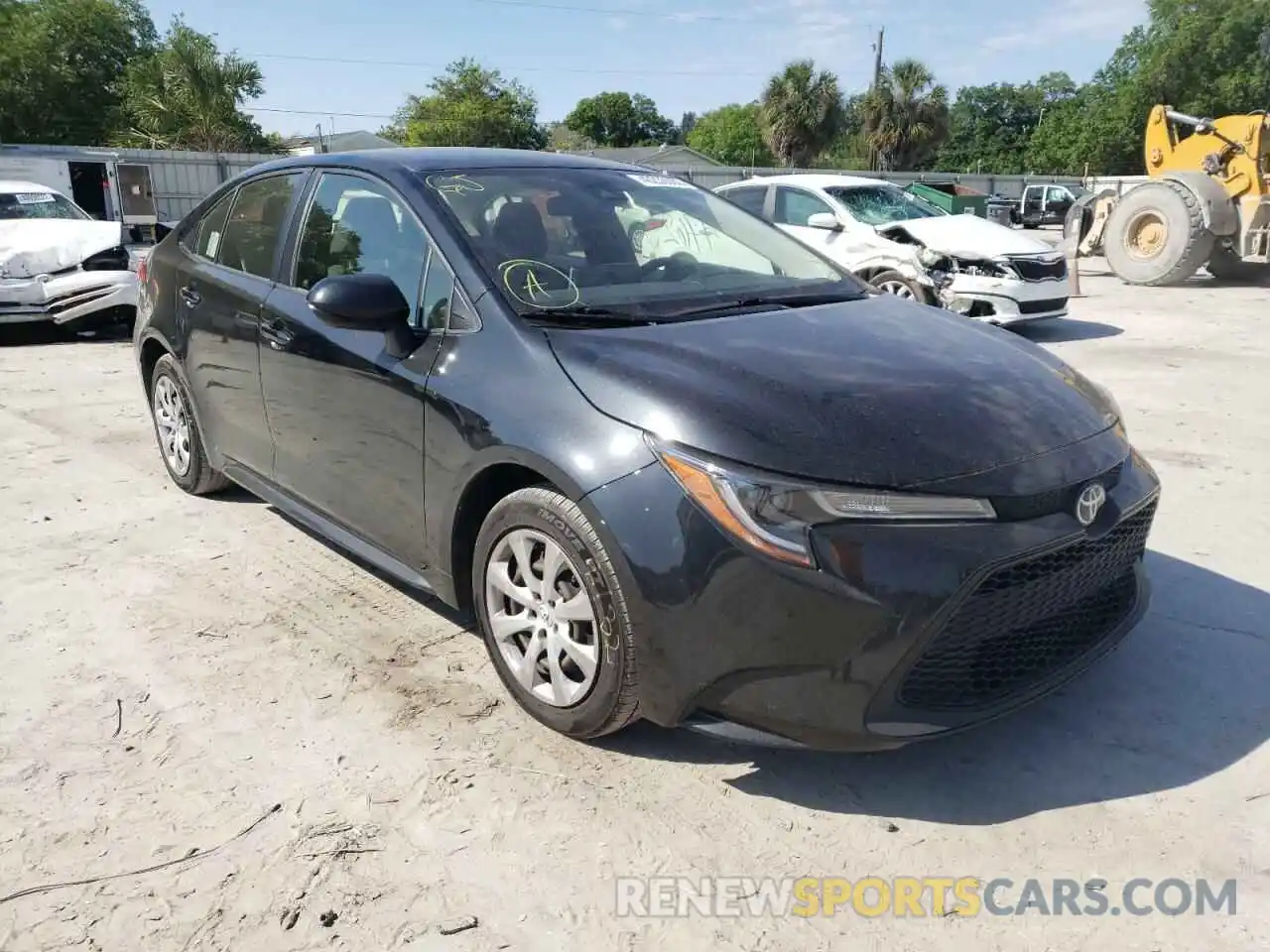 1 Photograph of a damaged car JTDEPRAE9LJ067131 TOYOTA COROLLA 2020