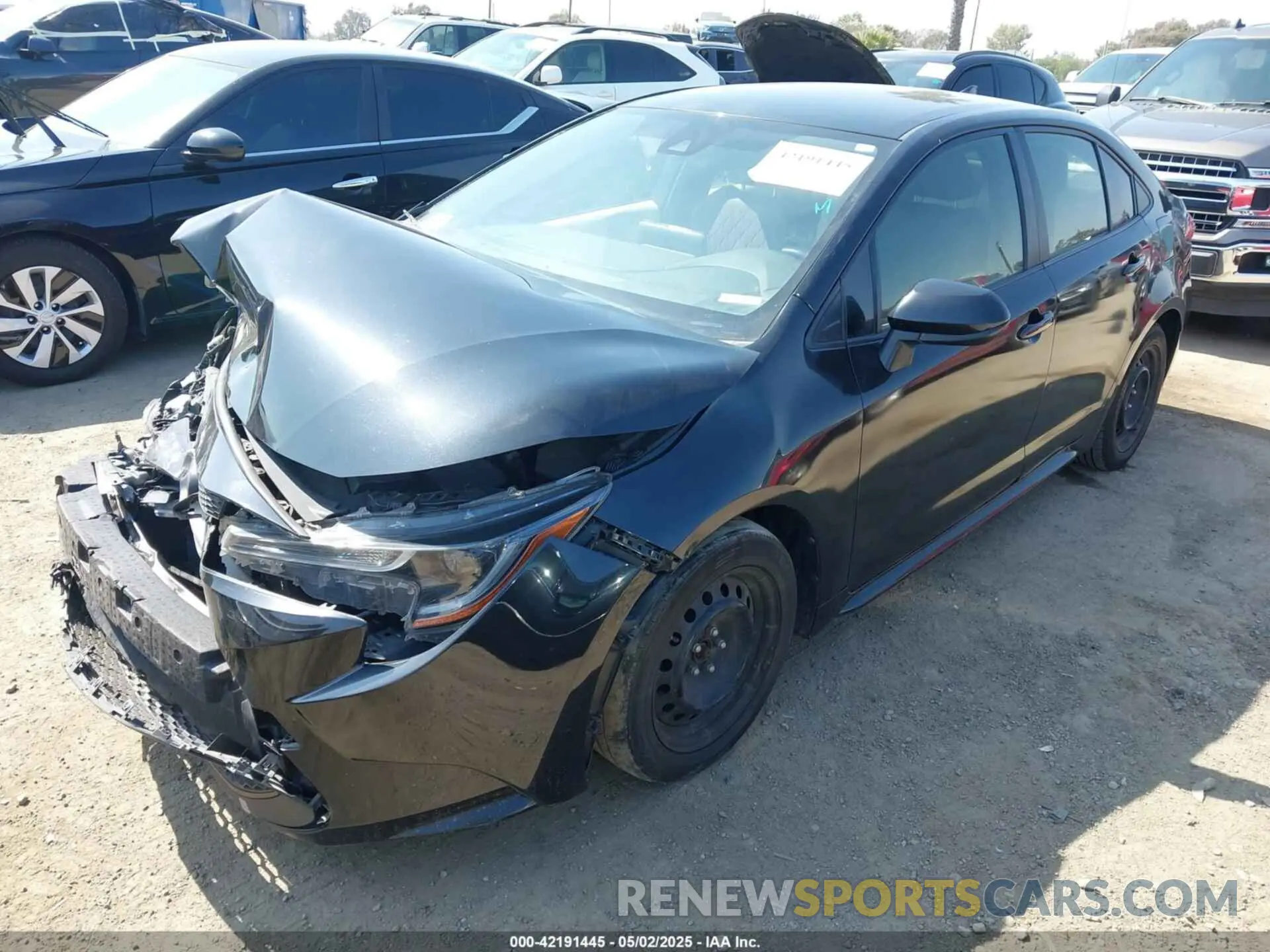 2 Photograph of a damaged car JTDEPRAE9LJ069896 TOYOTA COROLLA 2020