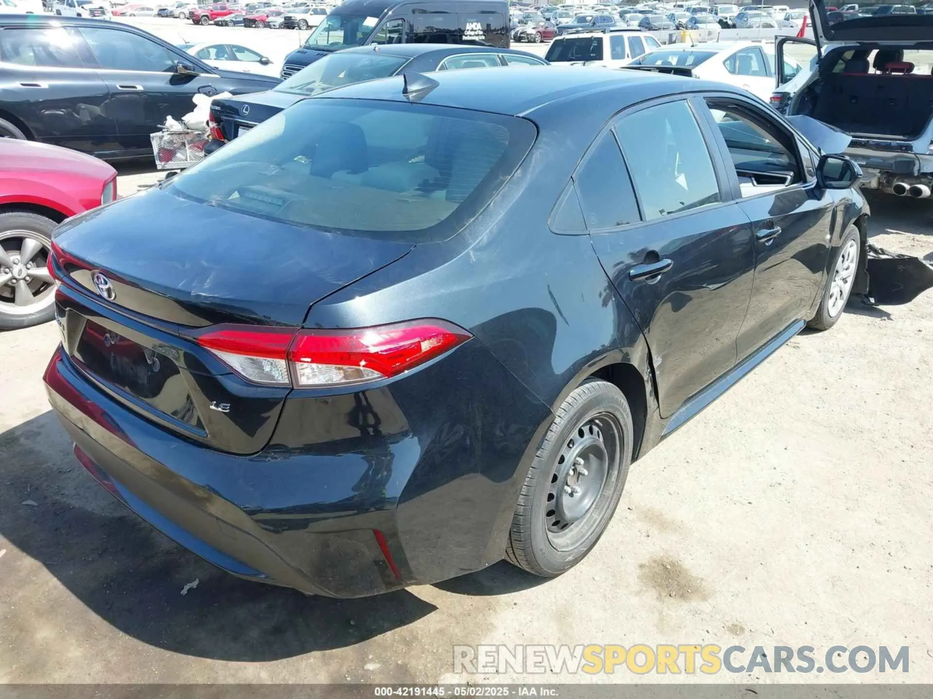 4 Photograph of a damaged car JTDEPRAE9LJ069896 TOYOTA COROLLA 2020