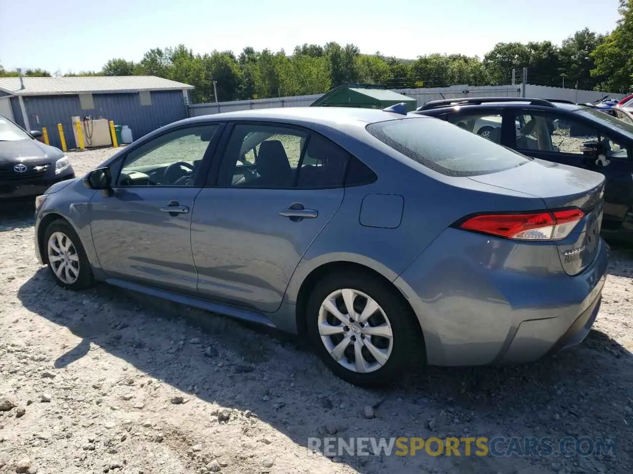 2 Photograph of a damaged car JTDEPRAE9LJ071826 TOYOTA COROLLA 2020