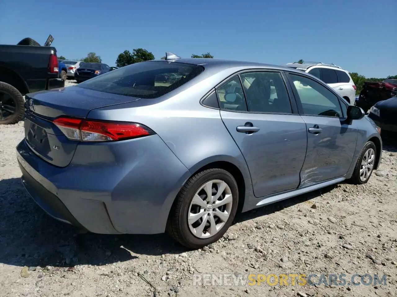 3 Photograph of a damaged car JTDEPRAE9LJ071826 TOYOTA COROLLA 2020