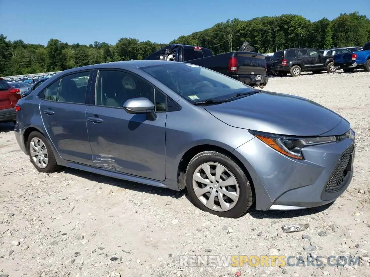 4 Photograph of a damaged car JTDEPRAE9LJ071826 TOYOTA COROLLA 2020