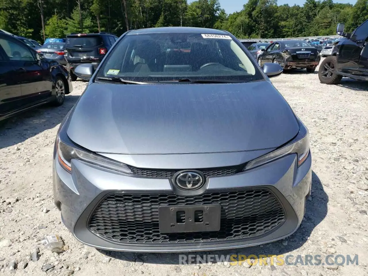 5 Photograph of a damaged car JTDEPRAE9LJ071826 TOYOTA COROLLA 2020