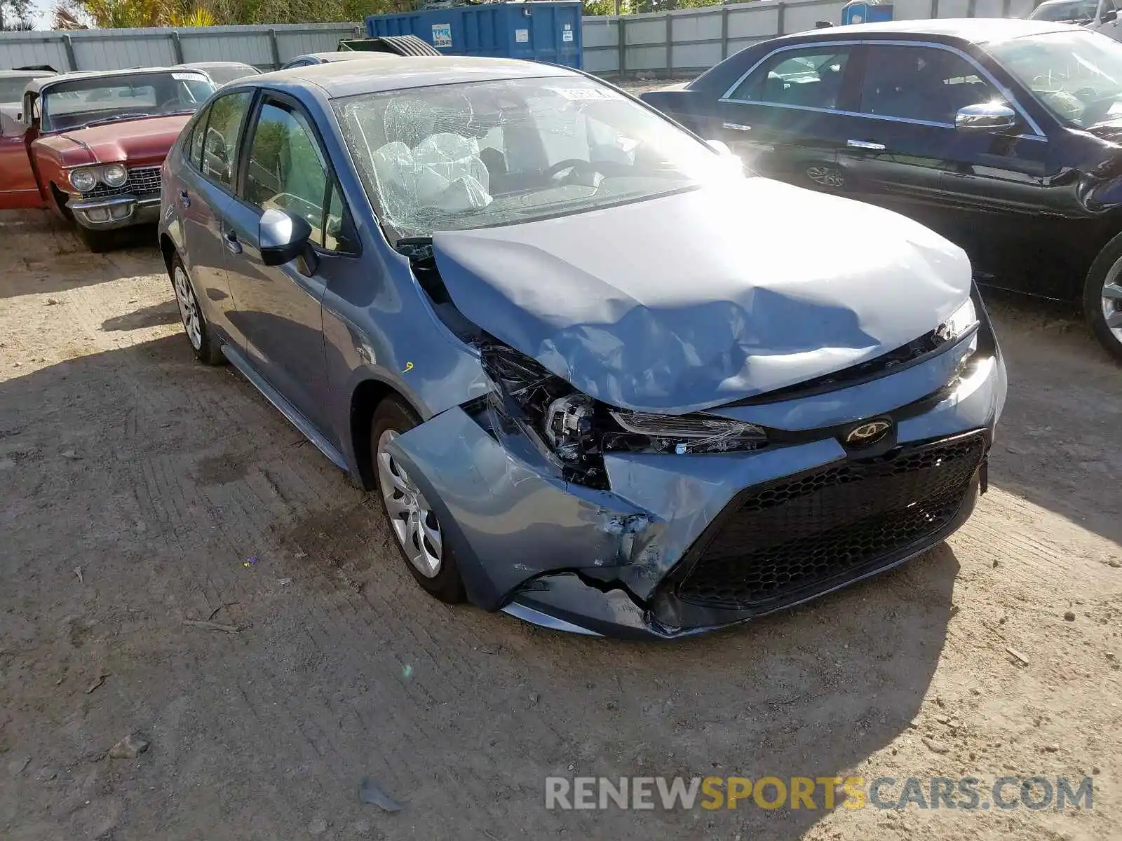 1 Photograph of a damaged car JTDEPRAE9LJ072118 TOYOTA COROLLA 2020