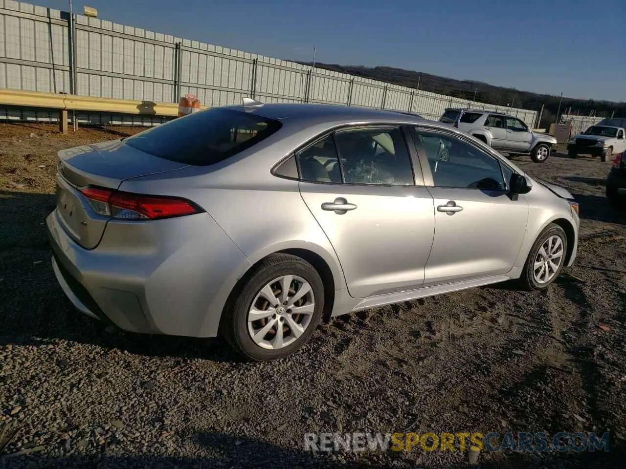 3 Photograph of a damaged car JTDEPRAE9LJ074466 TOYOTA COROLLA 2020