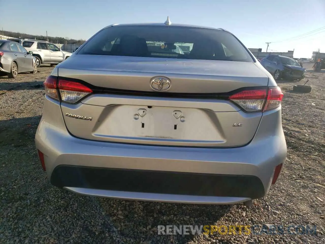 6 Photograph of a damaged car JTDEPRAE9LJ074466 TOYOTA COROLLA 2020
