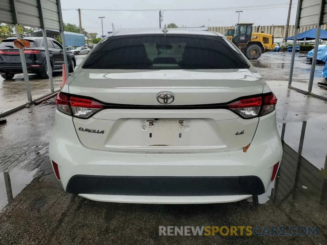 6 Photograph of a damaged car JTDEPRAE9LJ080977 TOYOTA COROLLA 2020