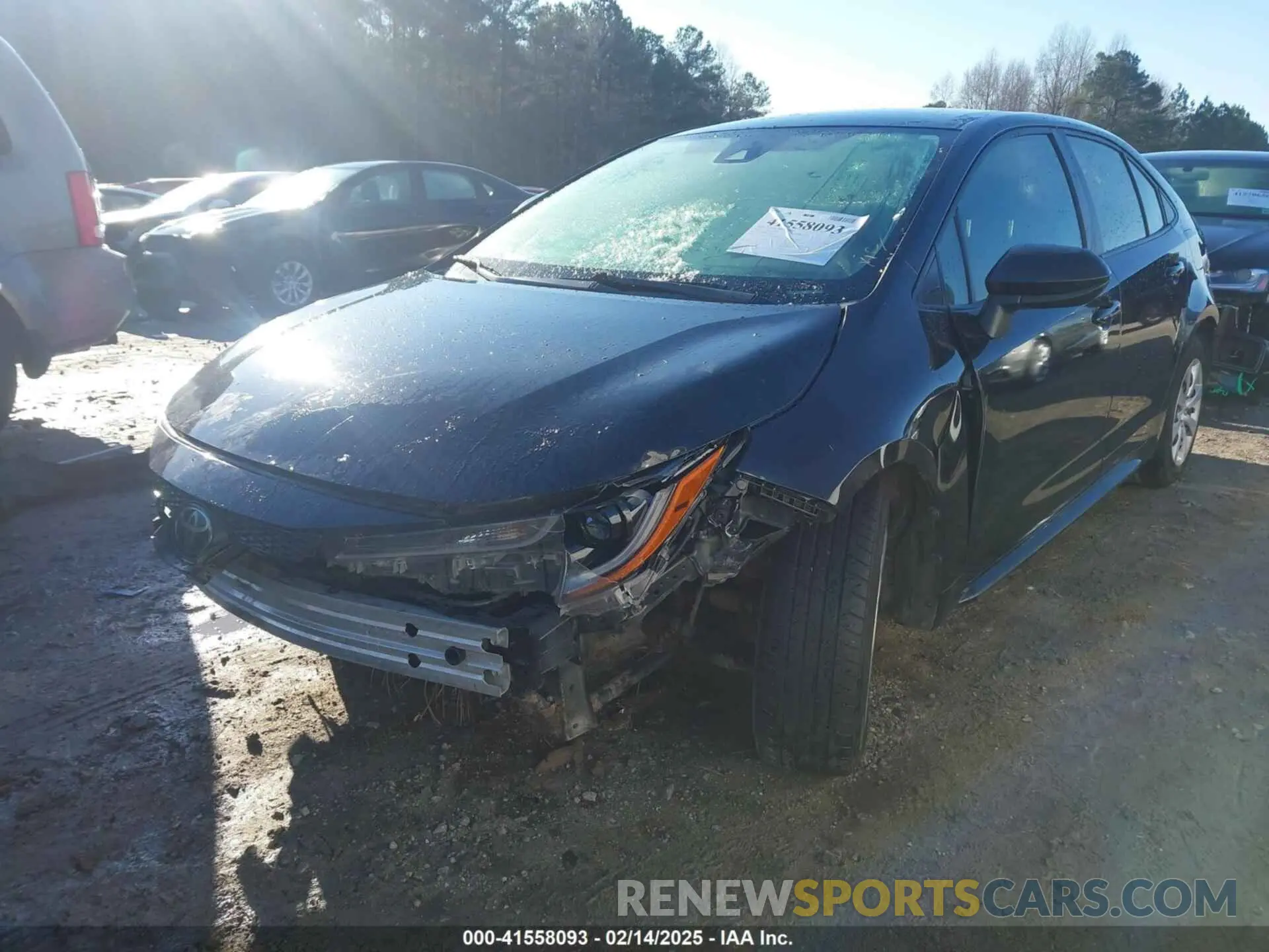 2 Photograph of a damaged car JTDEPRAE9LJ084415 TOYOTA COROLLA 2020