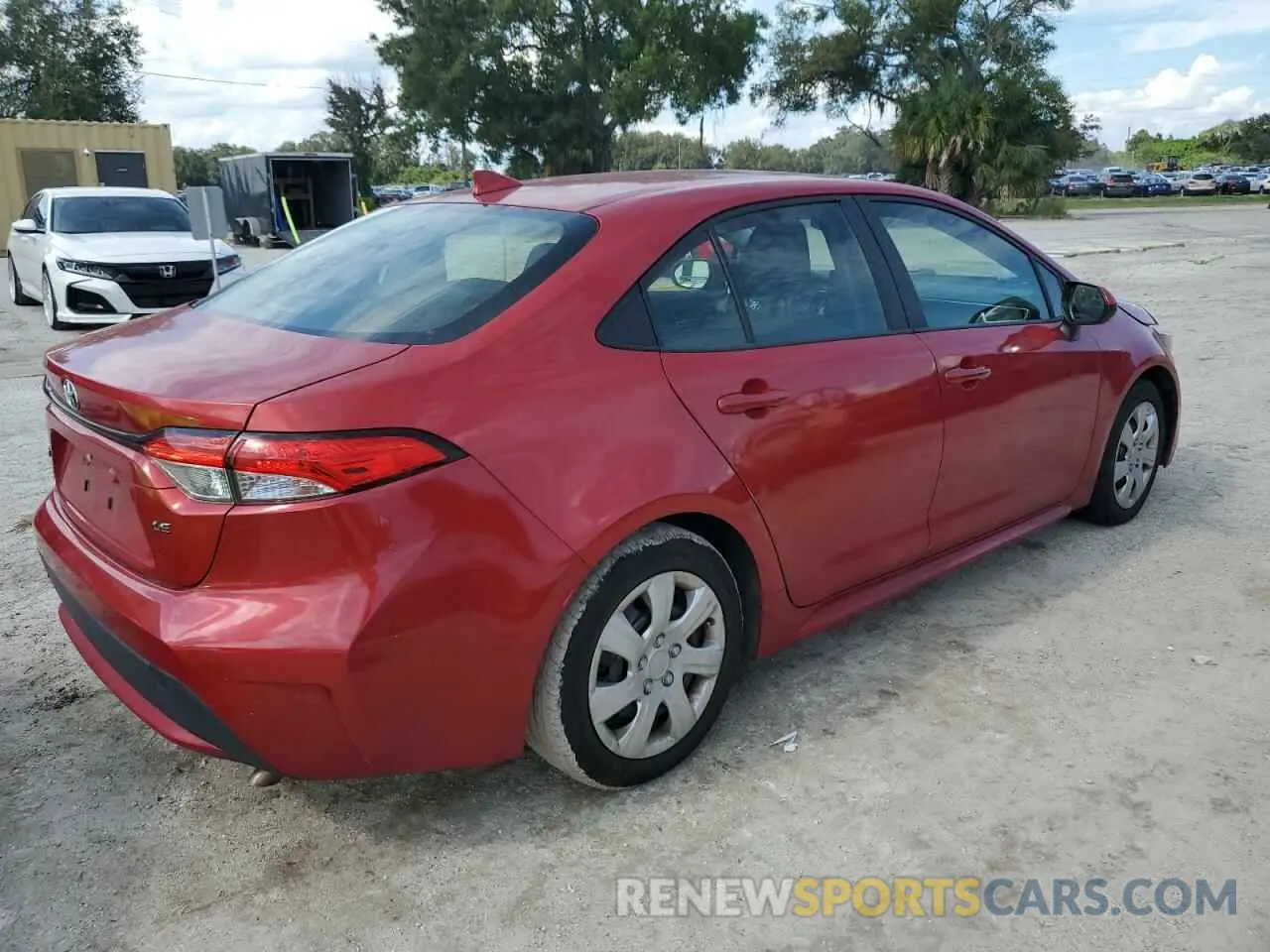 3 Photograph of a damaged car JTDEPRAE9LJ085600 TOYOTA COROLLA 2020