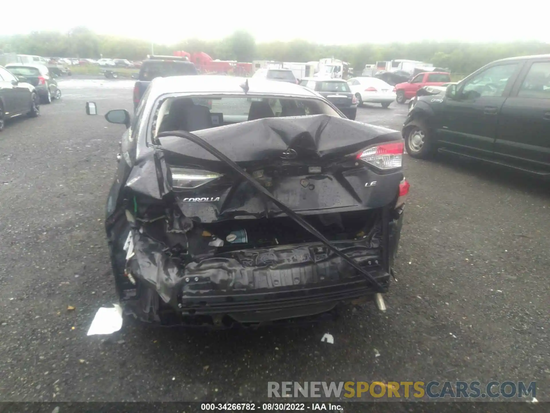 6 Photograph of a damaged car JTDEPRAE9LJ087394 TOYOTA COROLLA 2020