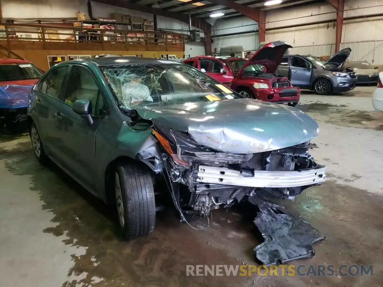 1 Photograph of a damaged car JTDEPRAE9LJ089677 TOYOTA COROLLA 2020