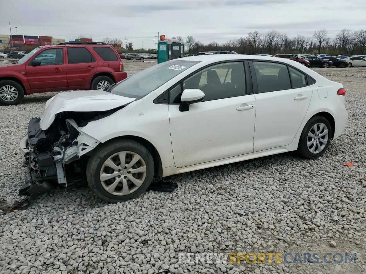 1 Photograph of a damaged car JTDEPRAE9LJ092420 TOYOTA COROLLA 2020