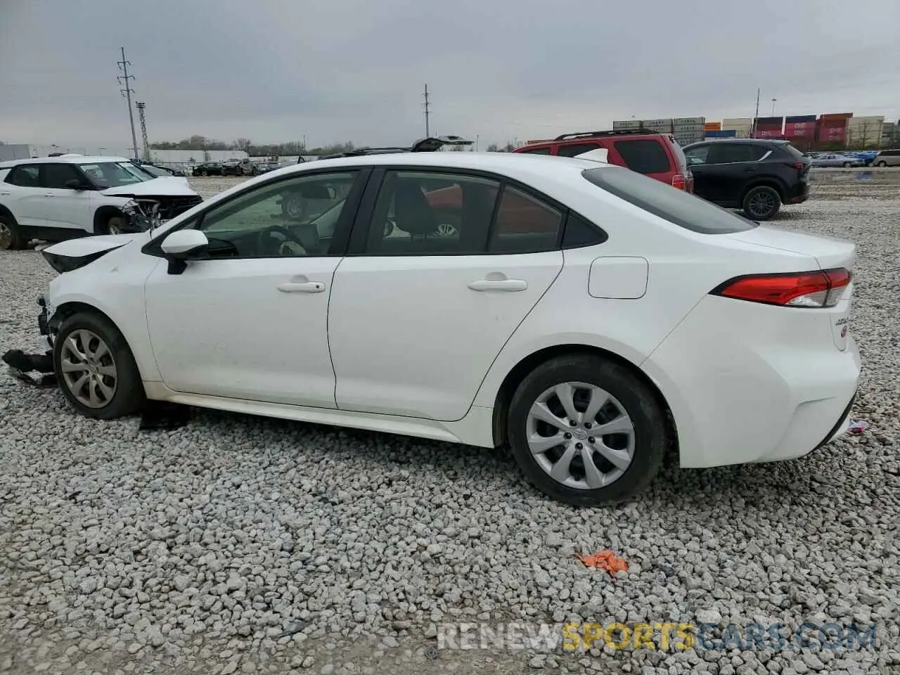 2 Photograph of a damaged car JTDEPRAE9LJ092420 TOYOTA COROLLA 2020