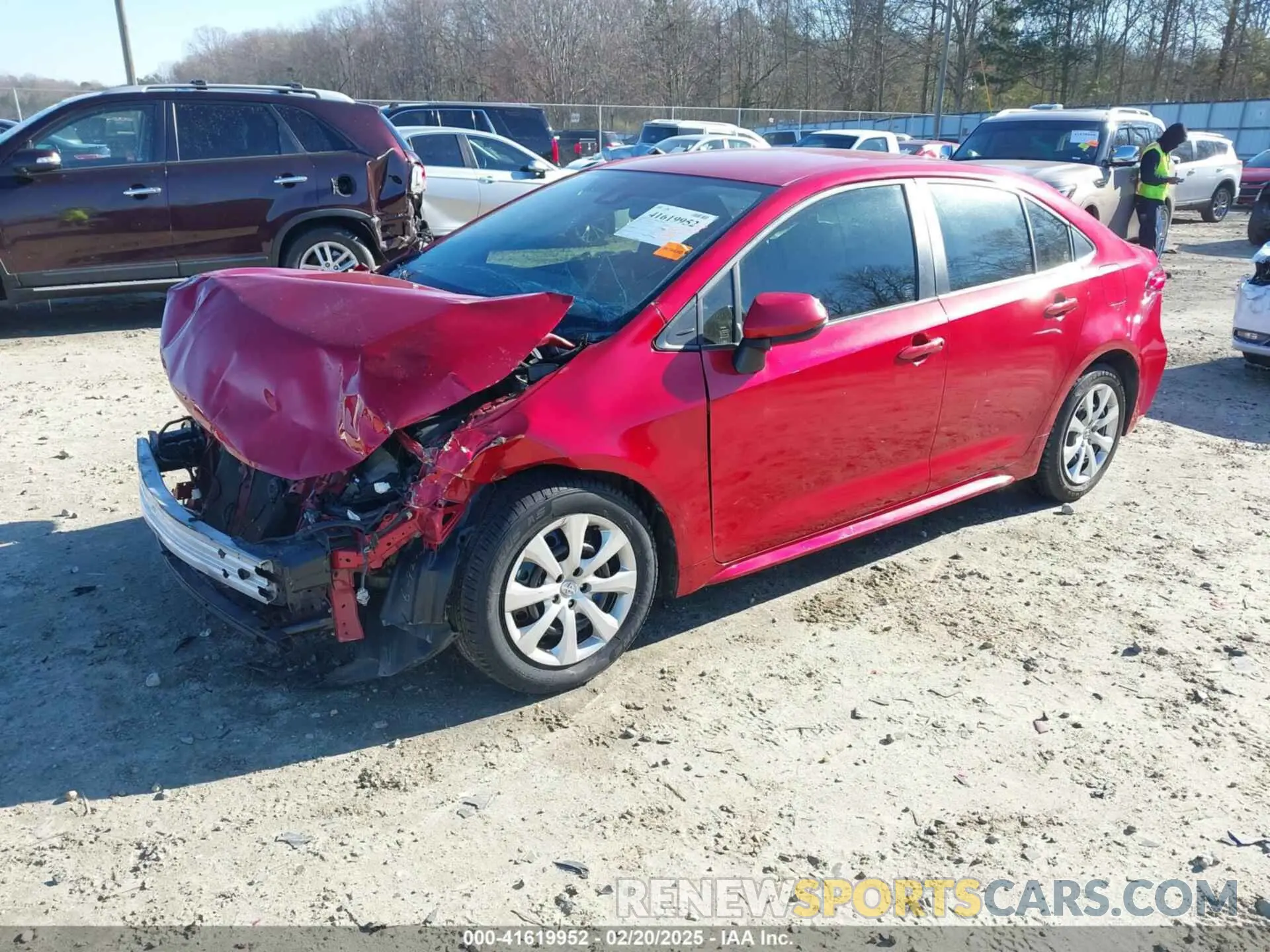 2 Photograph of a damaged car JTDEPRAE9LJ094569 TOYOTA COROLLA 2020
