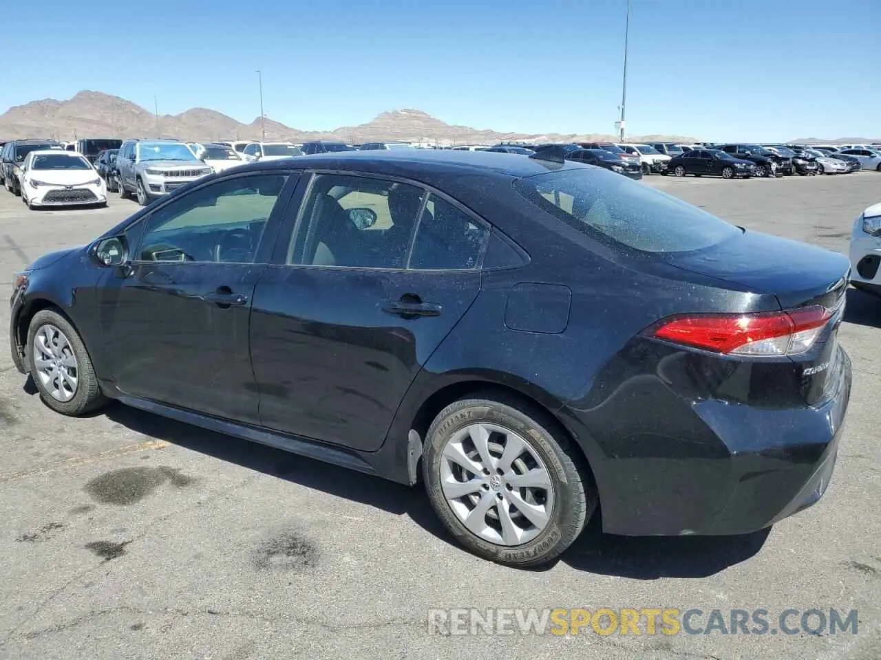 2 Photograph of a damaged car JTDEPRAE9LJ097049 TOYOTA COROLLA 2020