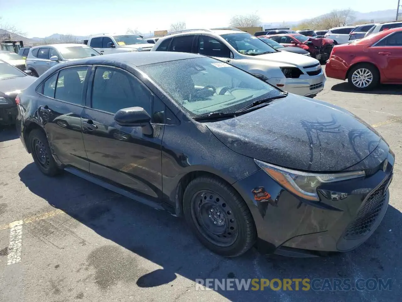 4 Photograph of a damaged car JTDEPRAE9LJ097049 TOYOTA COROLLA 2020
