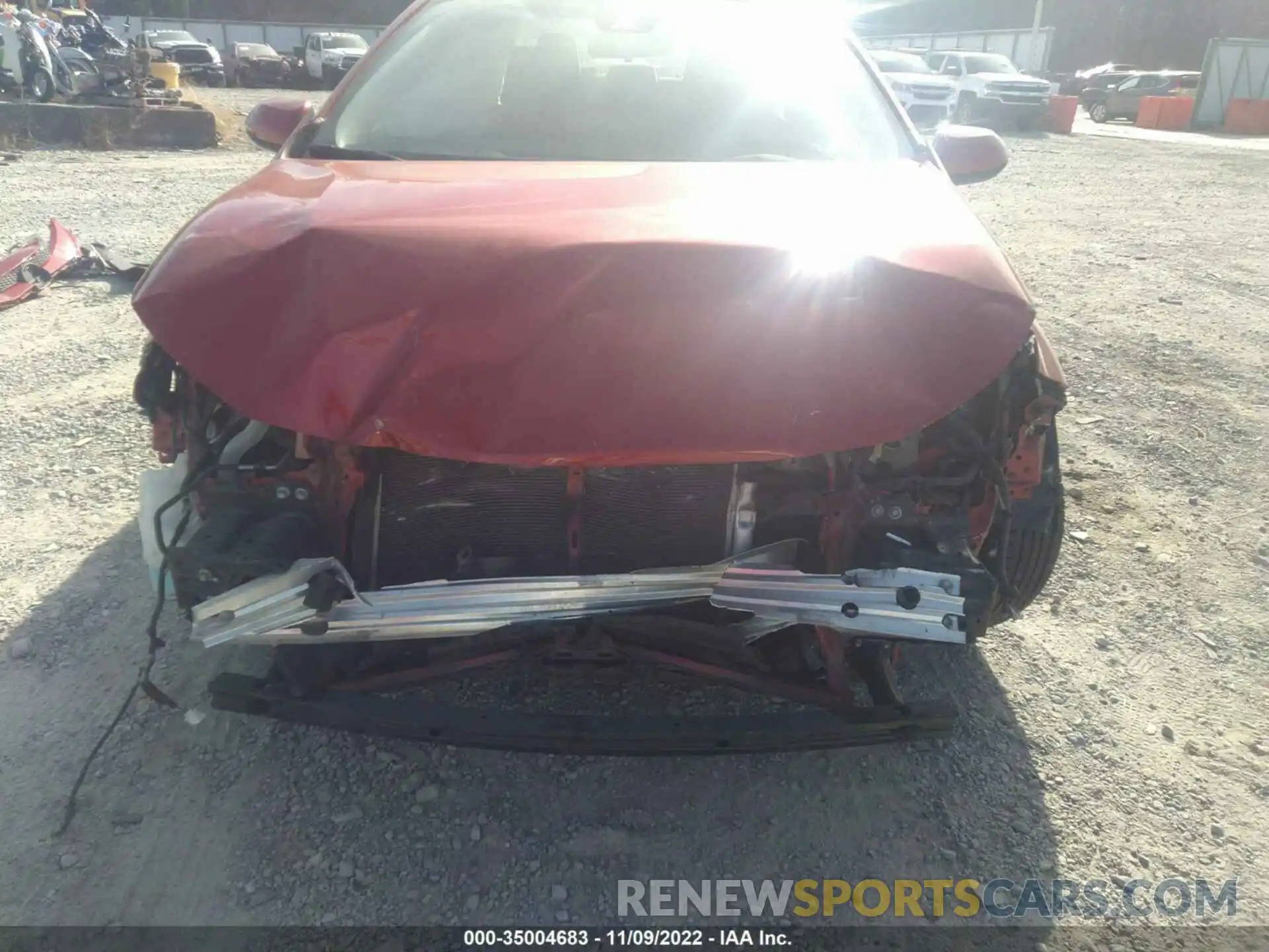 6 Photograph of a damaged car JTDEPRAE9LJ101178 TOYOTA COROLLA 2020