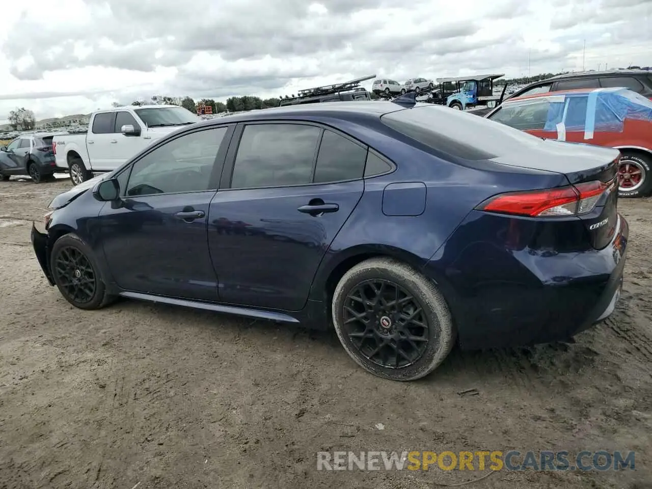 2 Photograph of a damaged car JTDEPRAE9LJ101553 TOYOTA COROLLA 2020