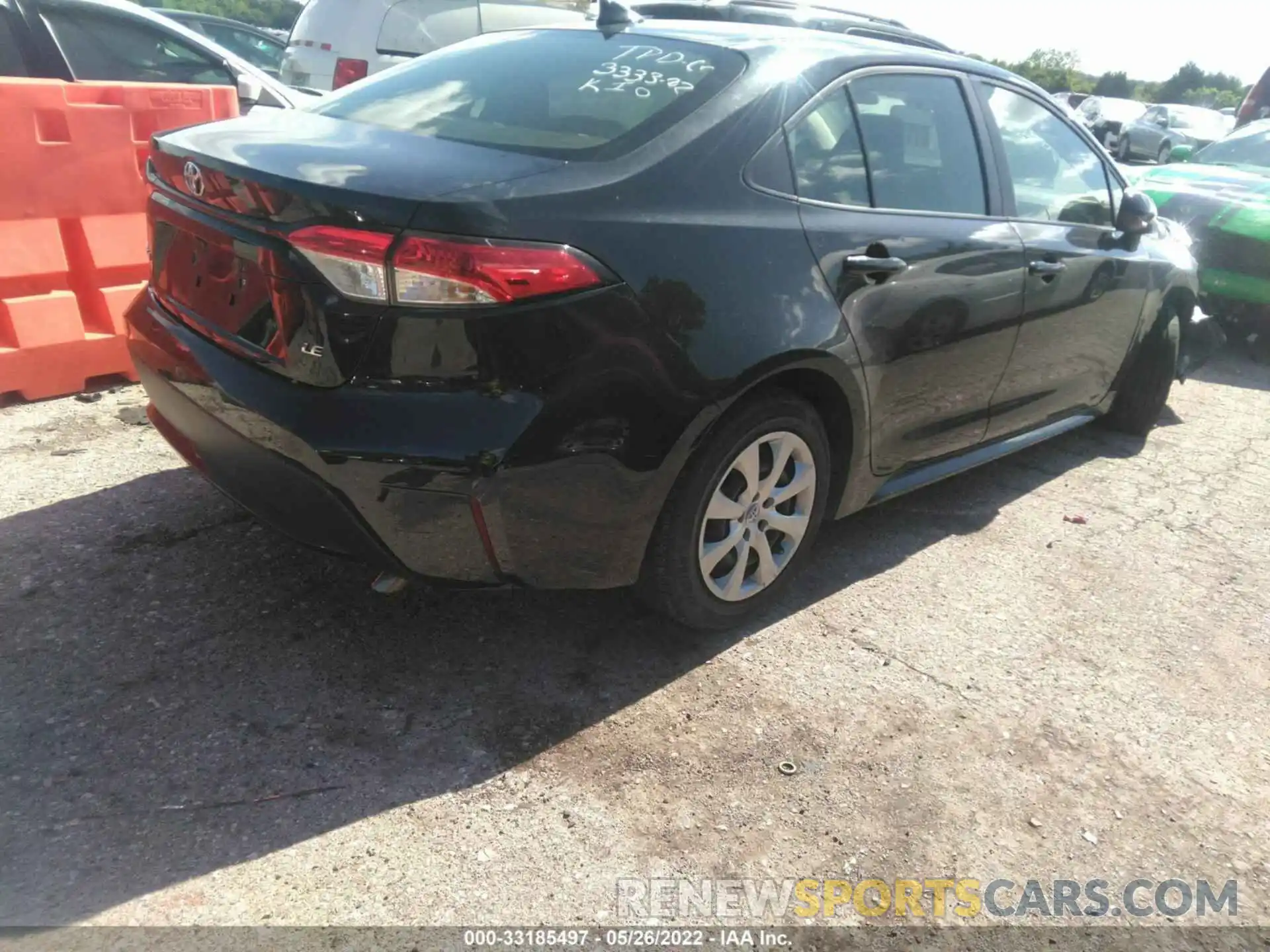 4 Photograph of a damaged car JTDEPRAE9LJ103142 TOYOTA COROLLA 2020