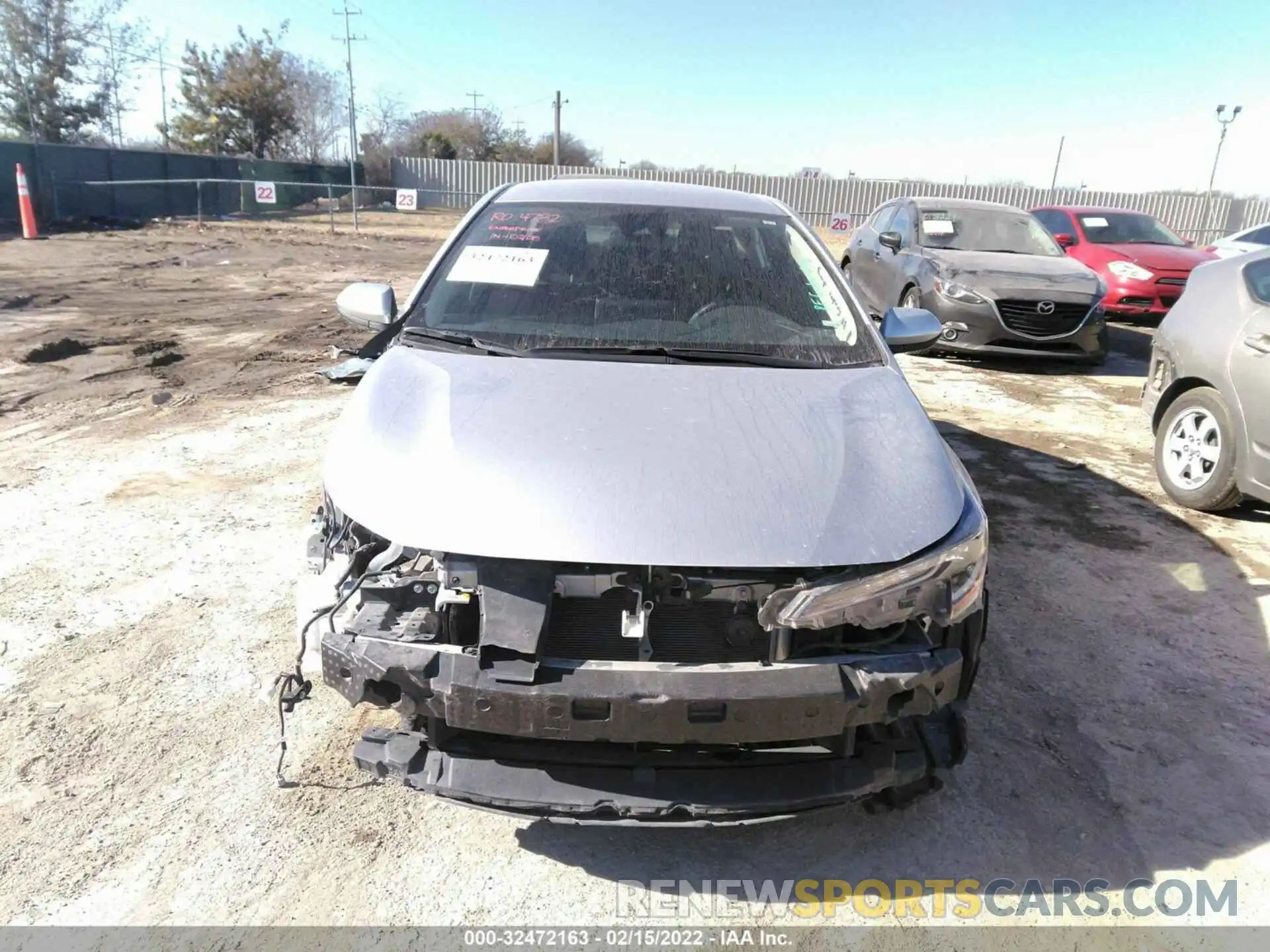 6 Photograph of a damaged car JTDEPRAE9LJ103853 TOYOTA COROLLA 2020