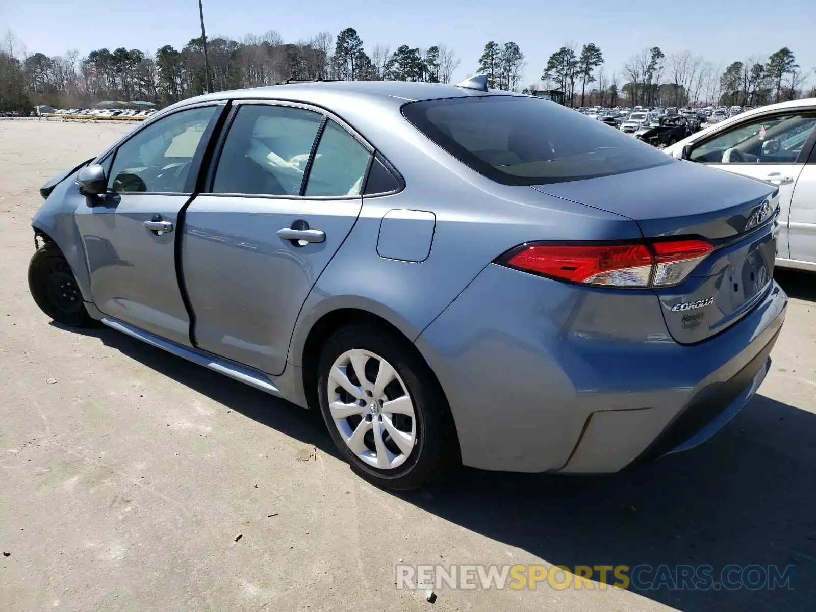 3 Photograph of a damaged car JTDEPRAE9LJ104582 TOYOTA COROLLA 2020