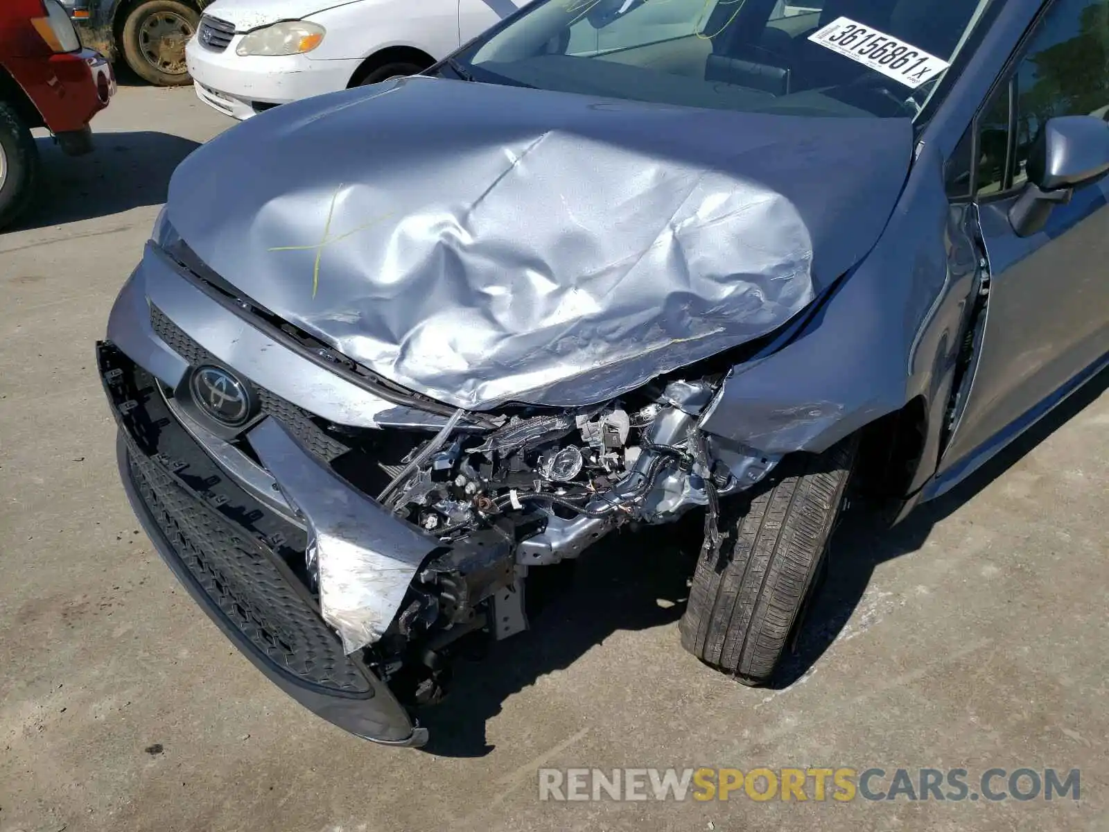 9 Photograph of a damaged car JTDEPRAE9LJ104582 TOYOTA COROLLA 2020