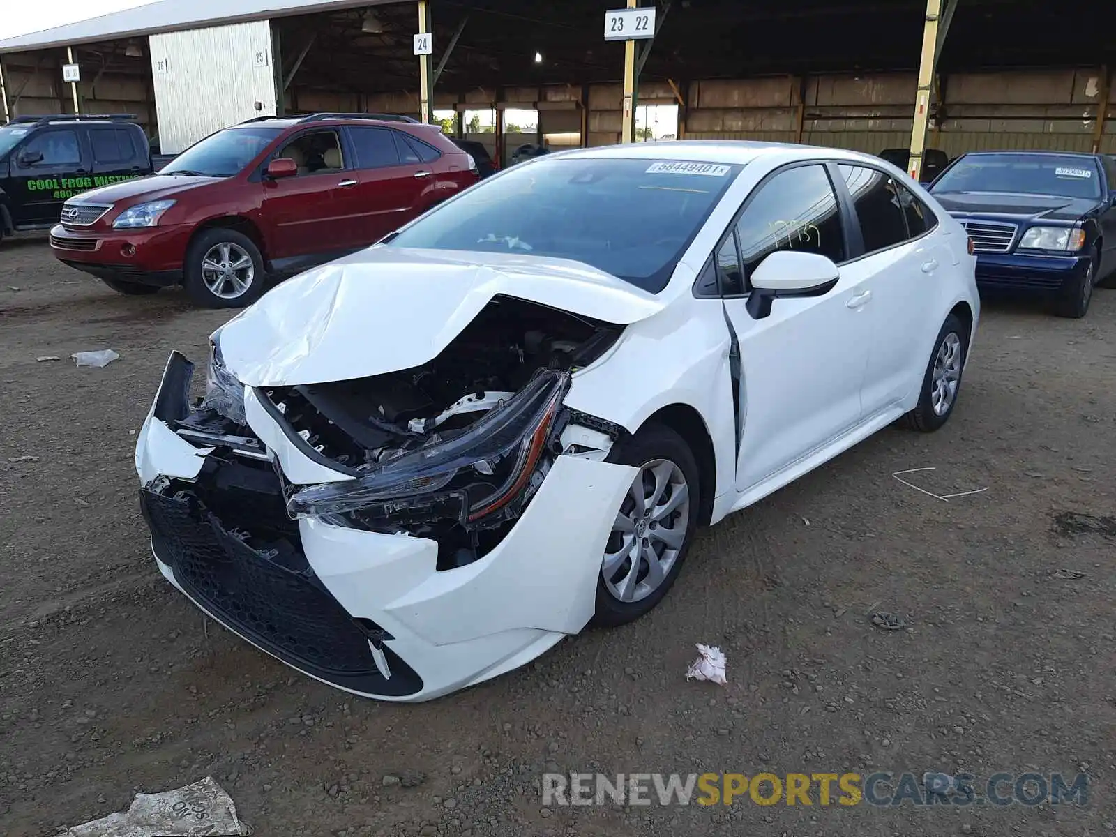 9 Photograph of a damaged car JTDEPRAE9LJ105652 TOYOTA COROLLA 2020