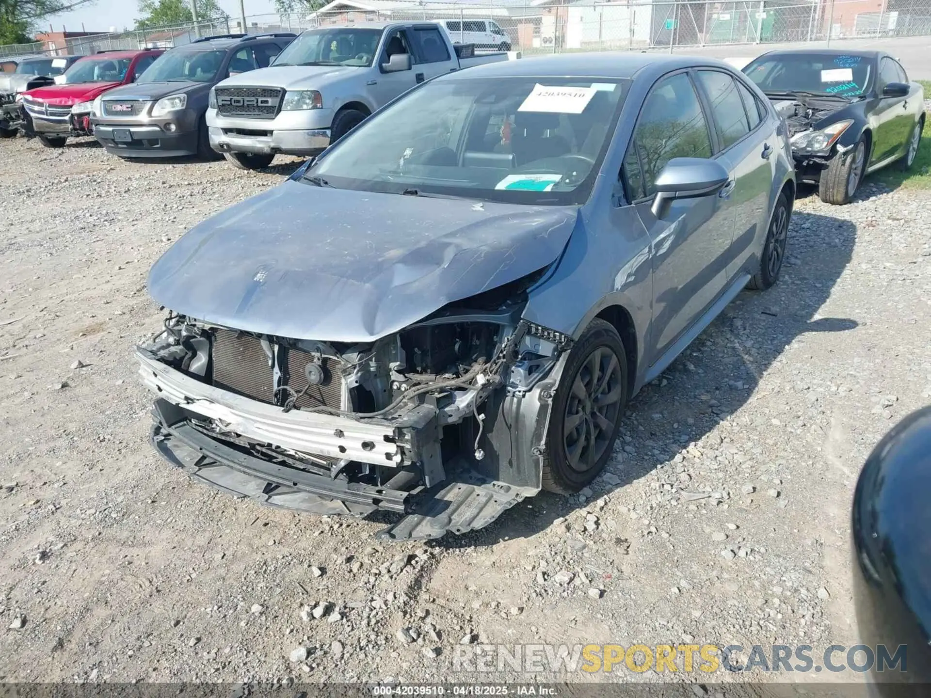 2 Photograph of a damaged car JTDEPRAE9LJ106932 TOYOTA COROLLA 2020