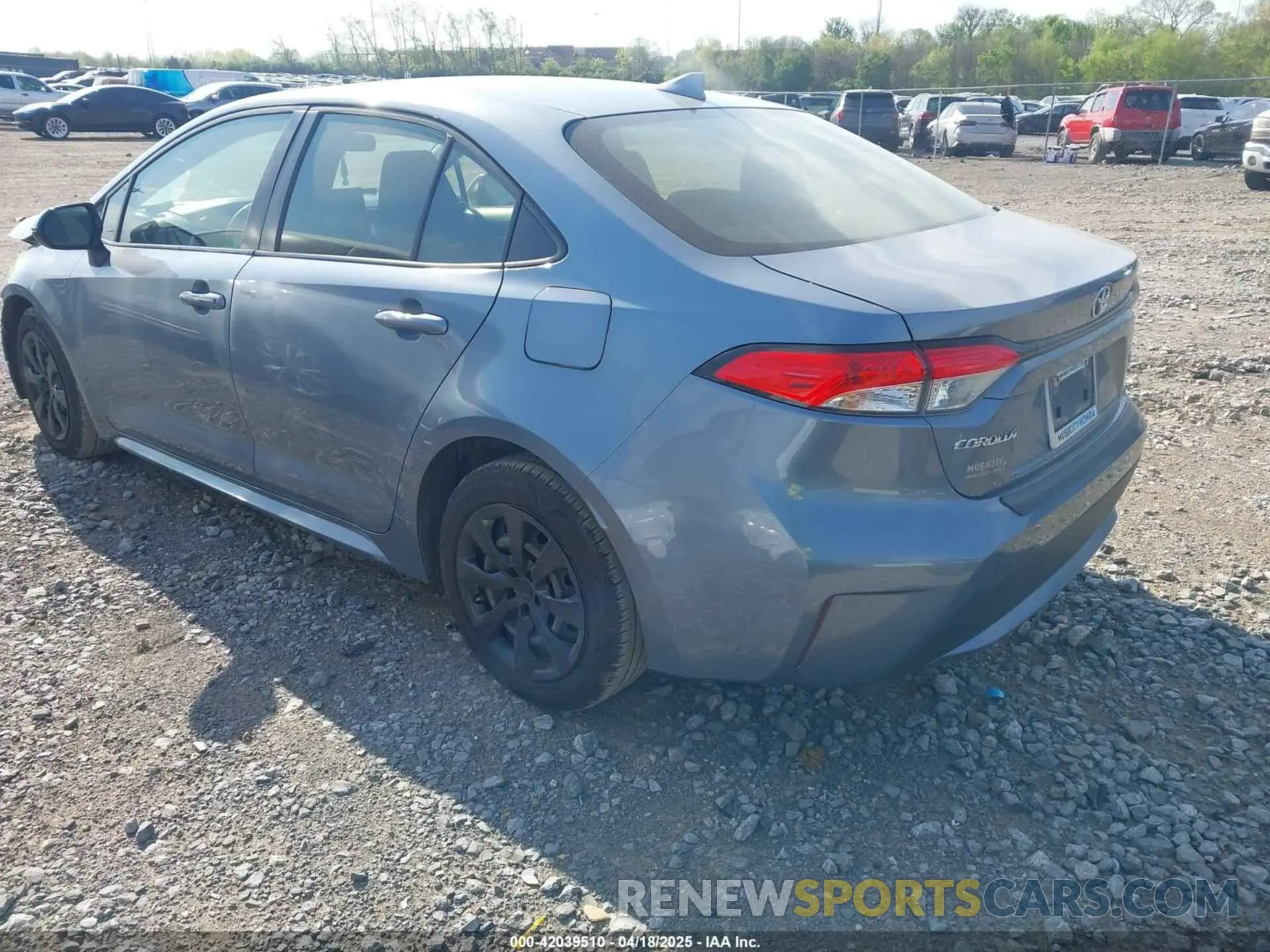 3 Photograph of a damaged car JTDEPRAE9LJ106932 TOYOTA COROLLA 2020