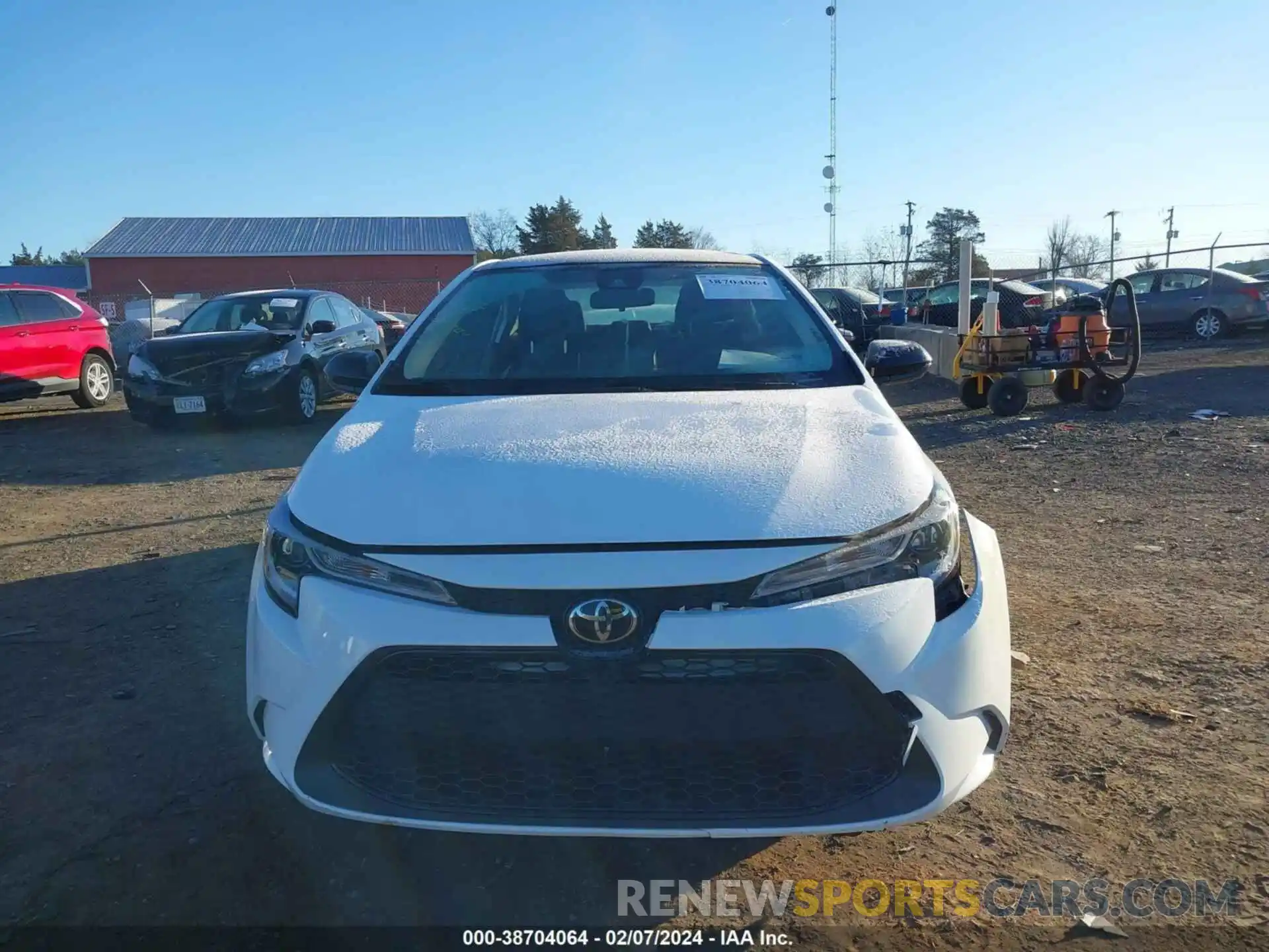 12 Photograph of a damaged car JTDEPRAE9LJ107885 TOYOTA COROLLA 2020