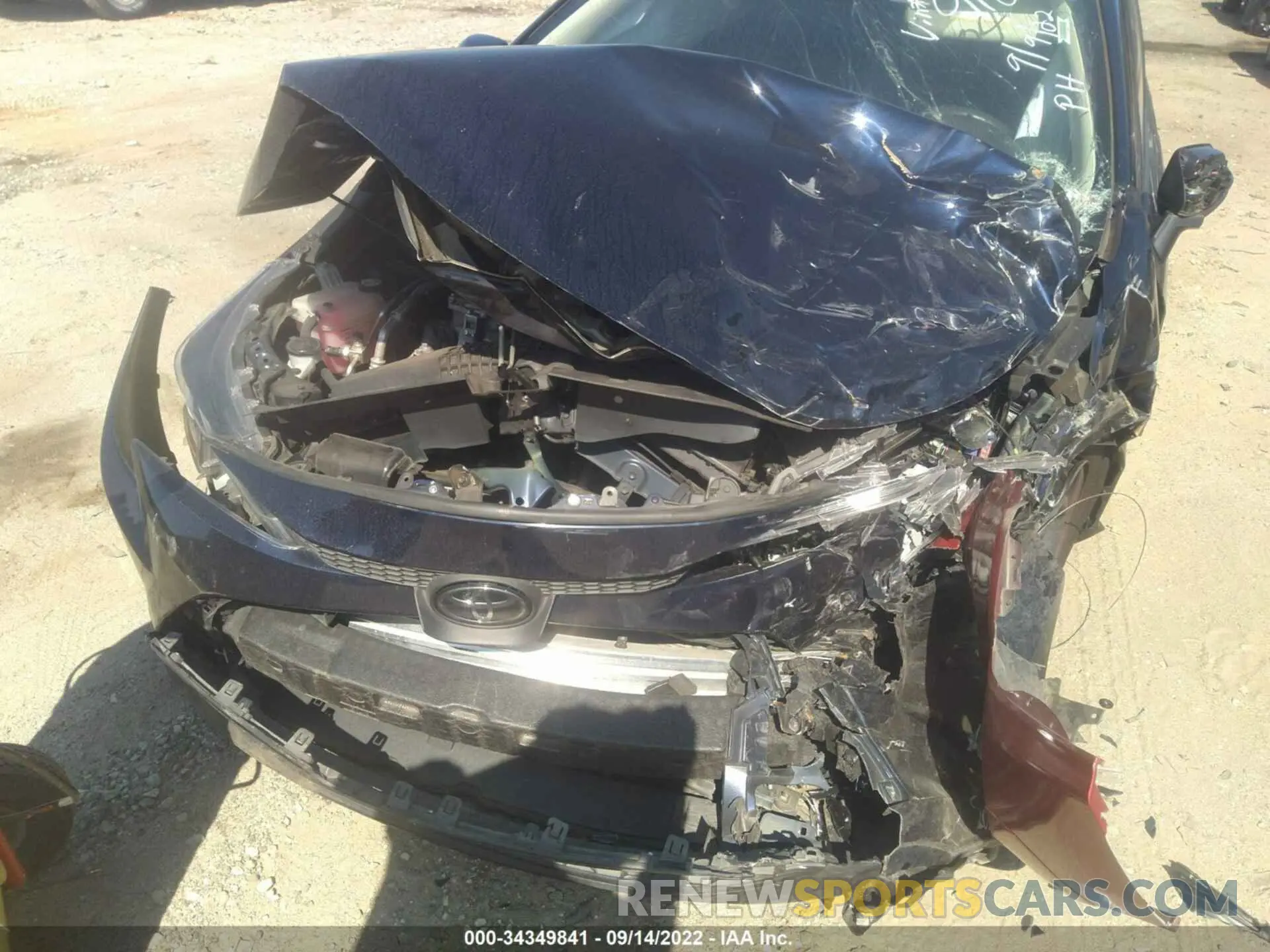 6 Photograph of a damaged car JTDEPRAE9LJ109104 TOYOTA COROLLA 2020